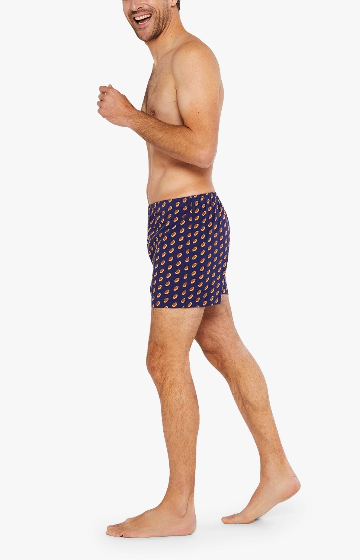 Caleçon de Nuit Homme Rugby Marine 4