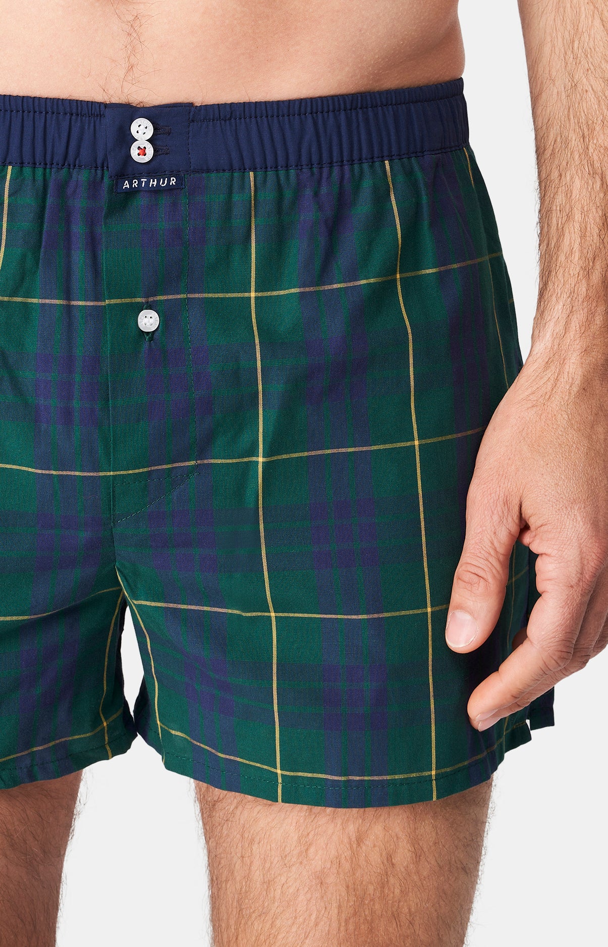 Caleçon avec suspensoir Homme Le Club n°1060 Vert 4
