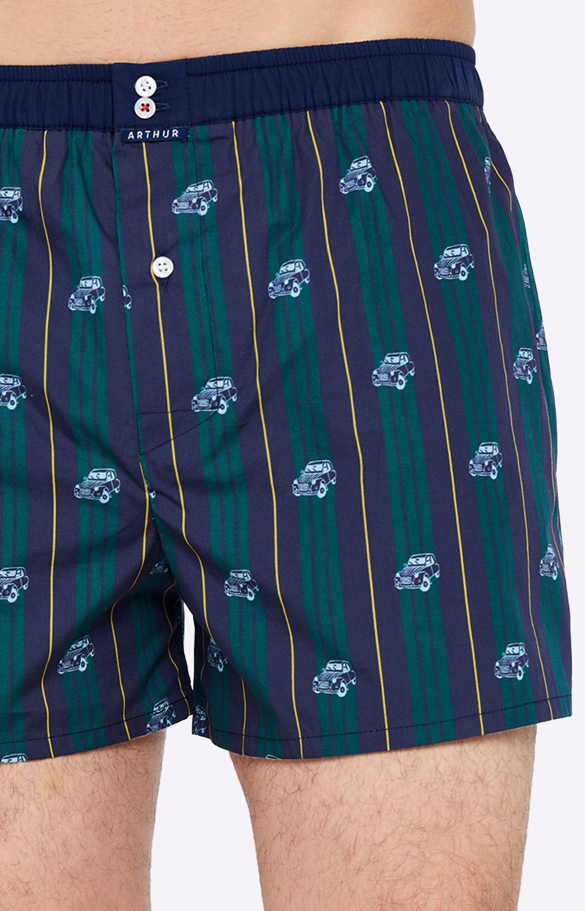 Caleçon avec suspensoir Homme Le Club n°1075 Vert 2