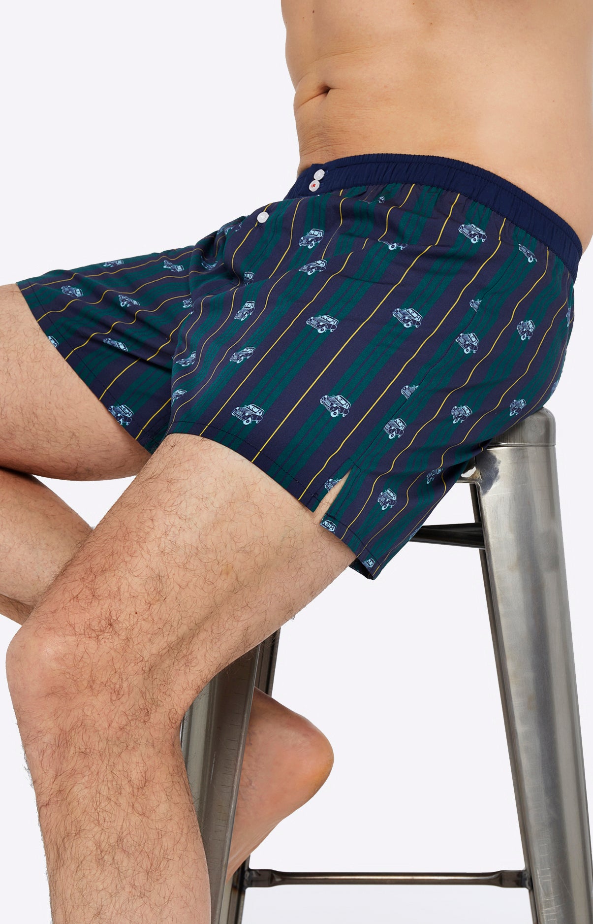 Caleçon avec suspensoir Homme Le Club n°1075 Vert 5