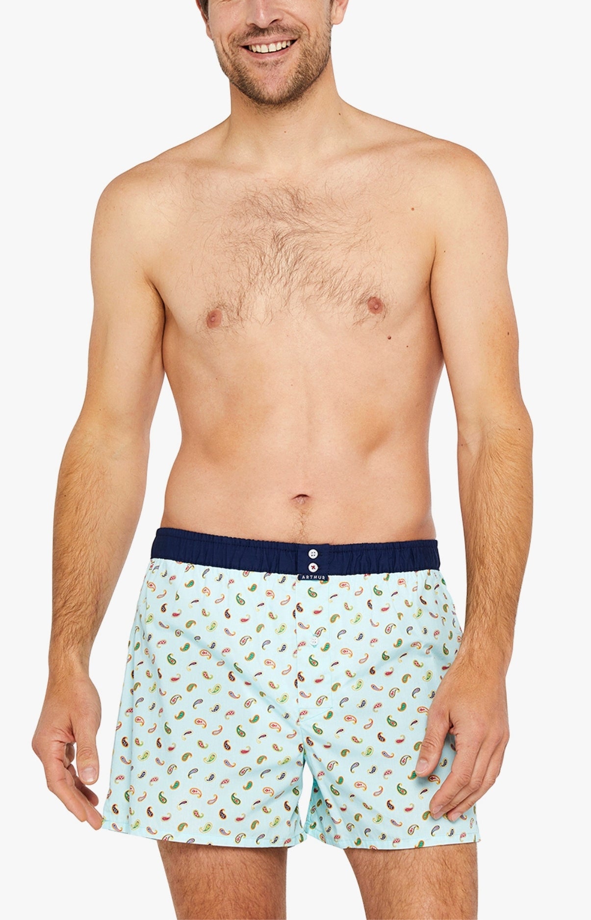 Caleçon avec suspensoir Homme Le Club n°1076 Bleu 1