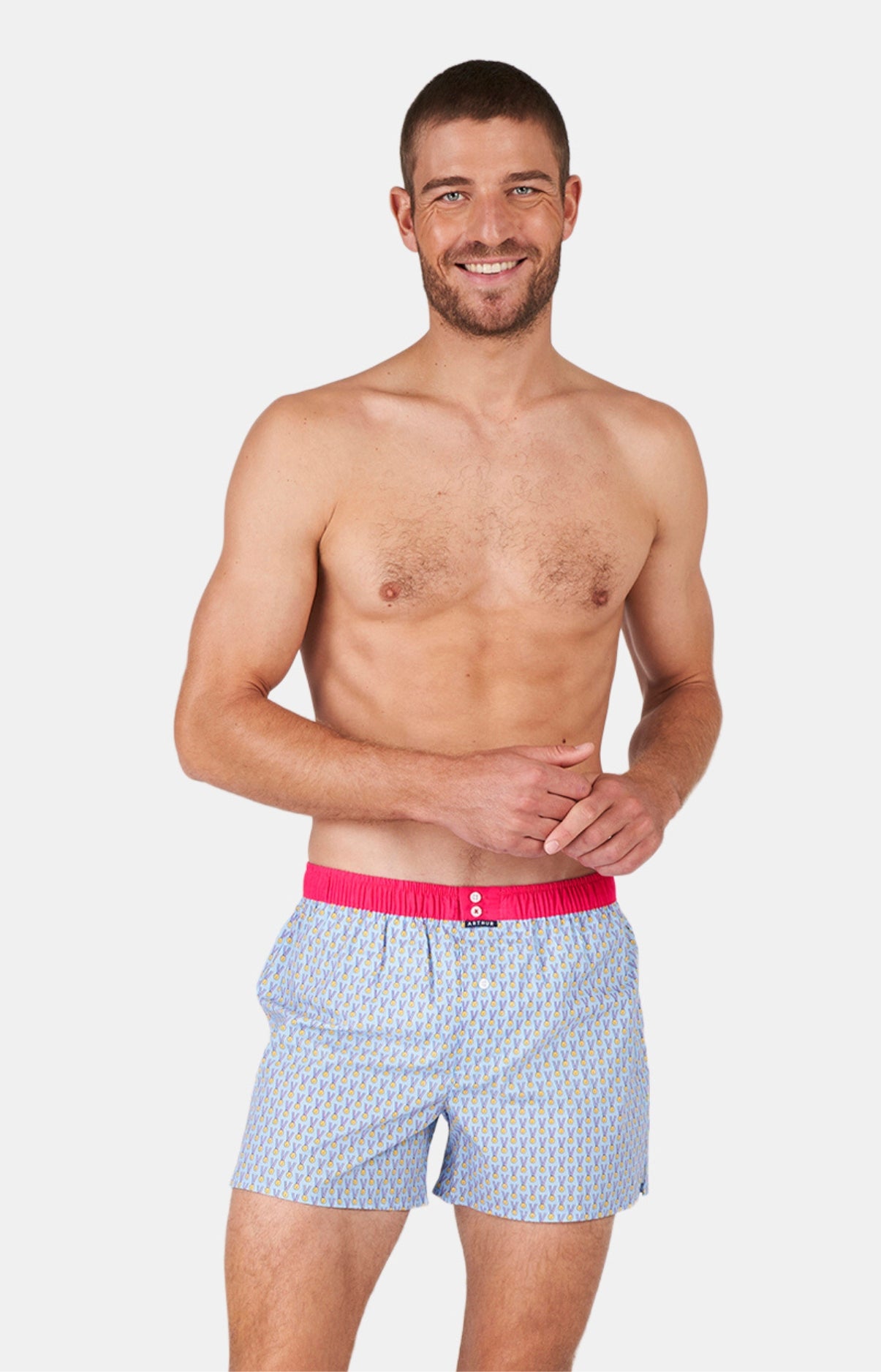 Caleçon avec suspensoir Homme Le Club n°1096 Bleu 1