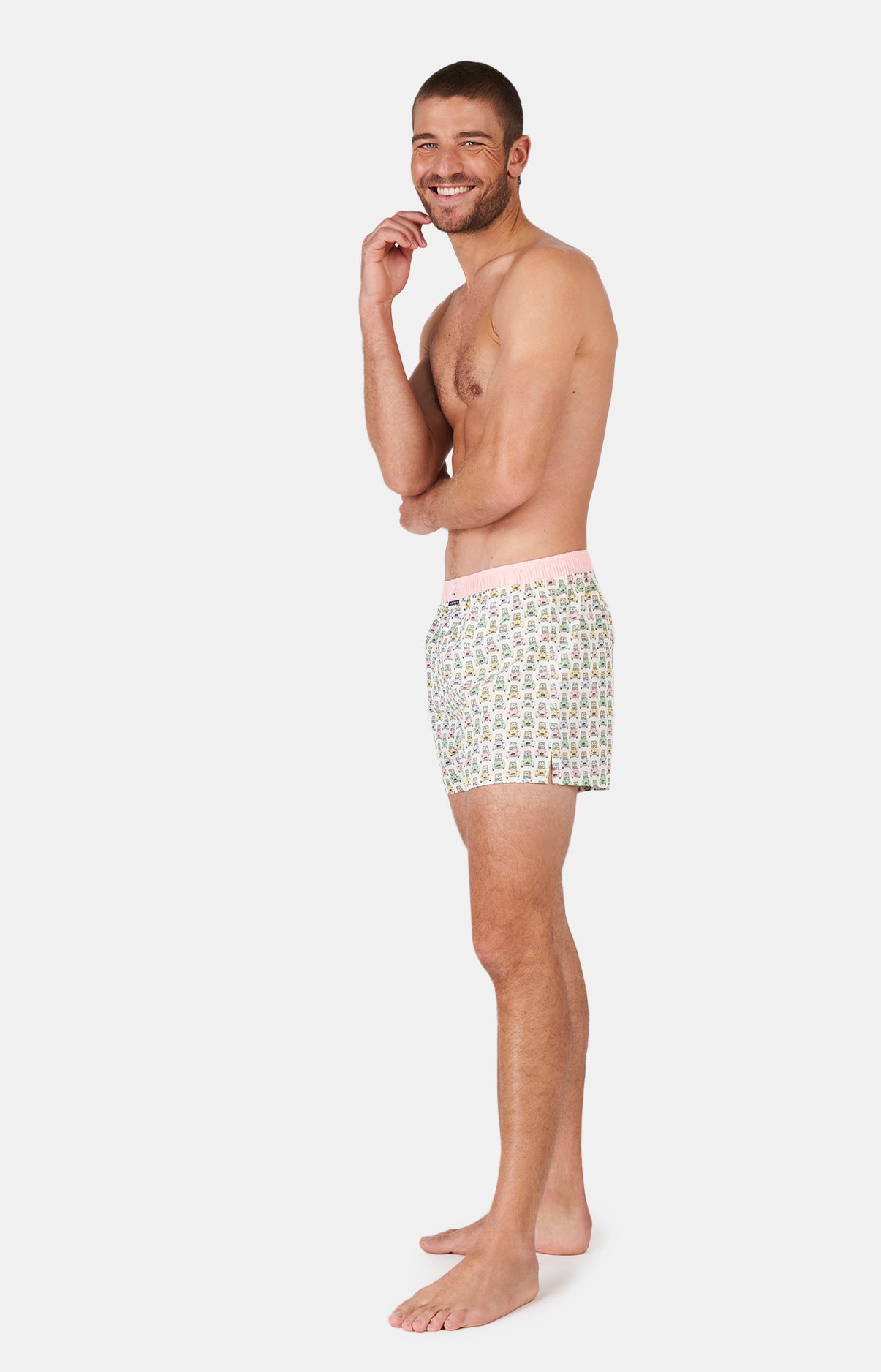 Caleçon avec suspensoir Homme Le Club n°1098 Multicolore 4