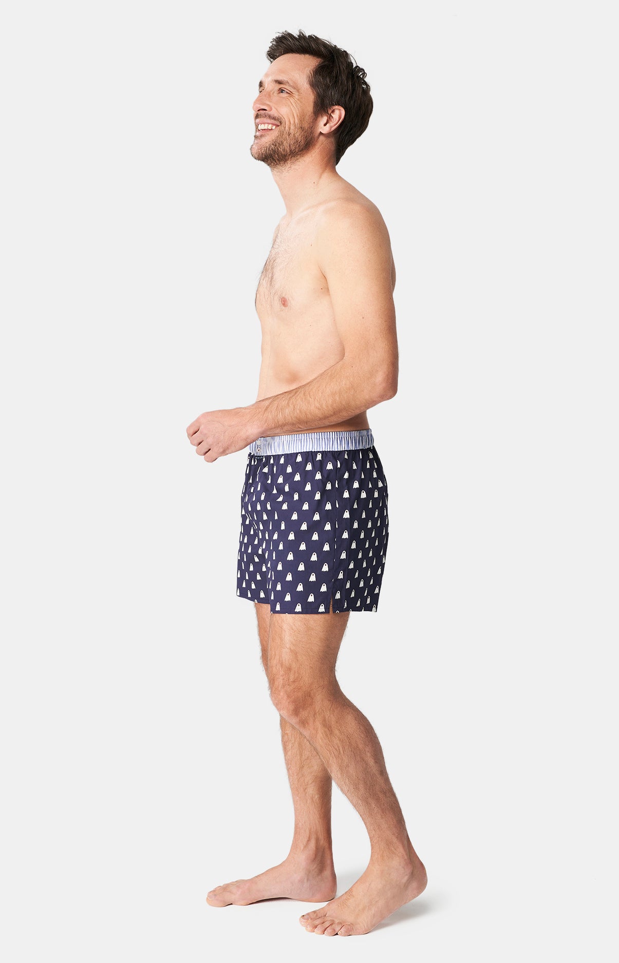 Caleçon avec suspensoir Homme Le Club n°1122 Marine 4