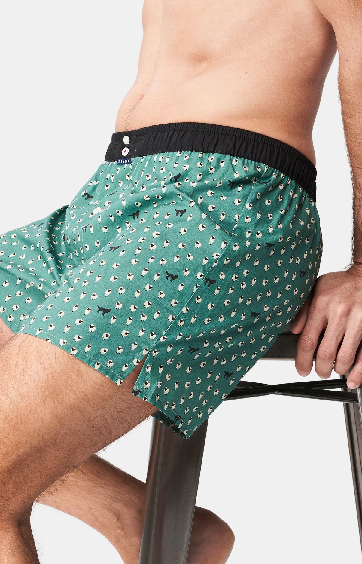 Caleçon avec suspensoir Homme Le Club n°1134 Vert 5
