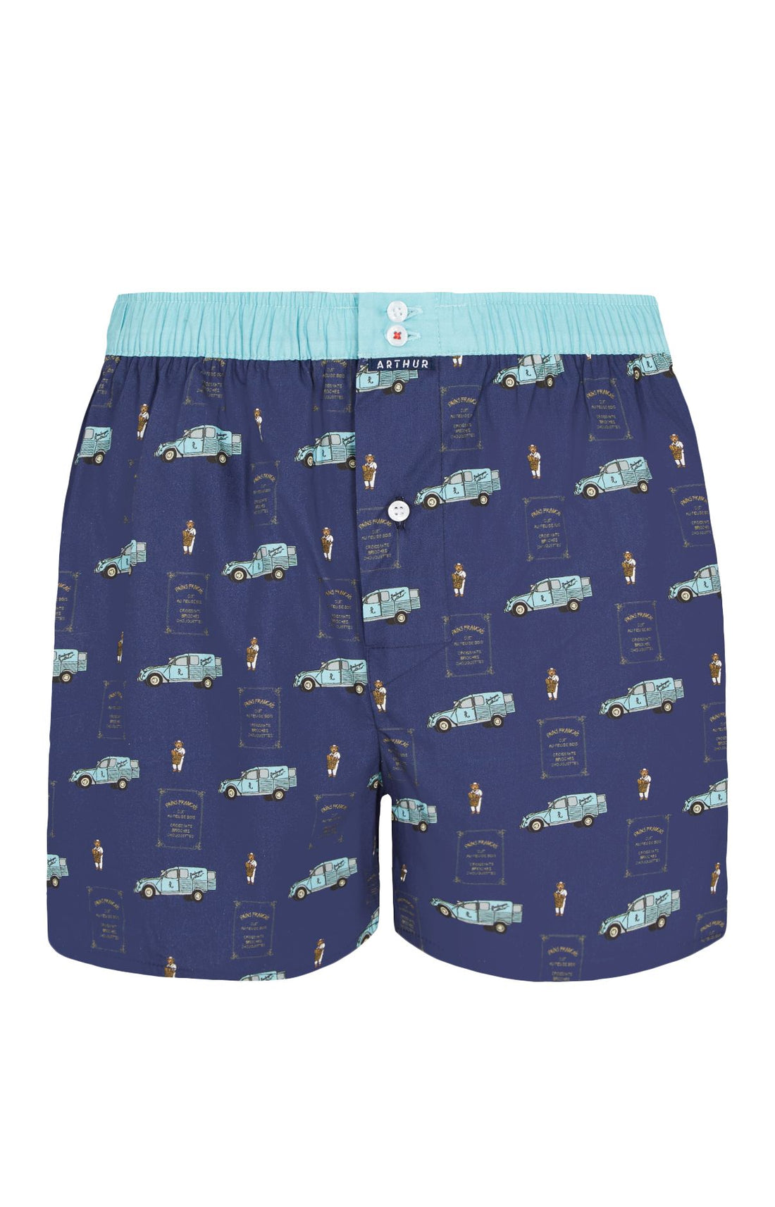 Caleçon avec suspensoir Homme Le Club n°1137 Marine 3