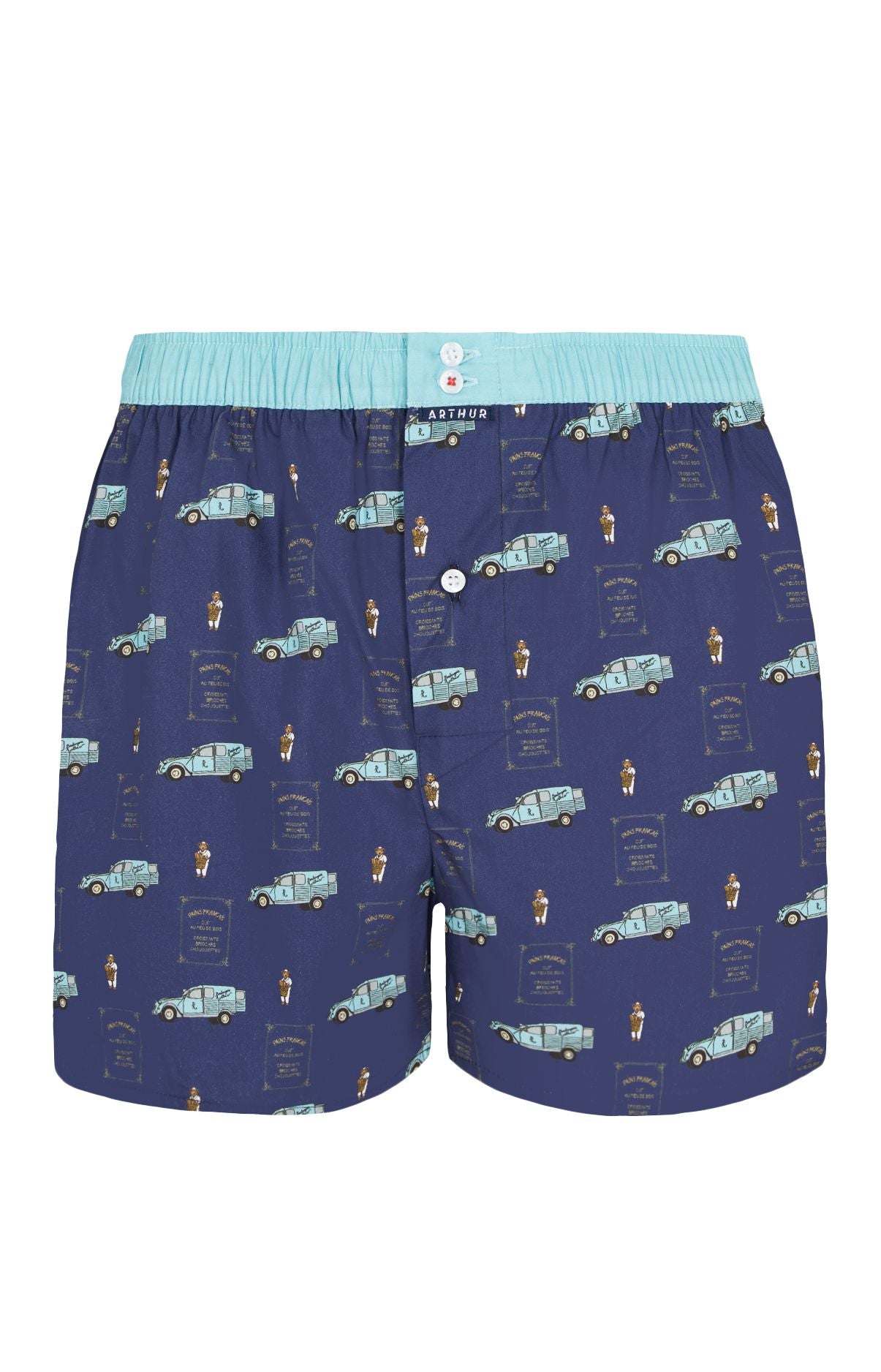 Caleçon avec suspensoir Homme Le Club n°1137 Marine 3