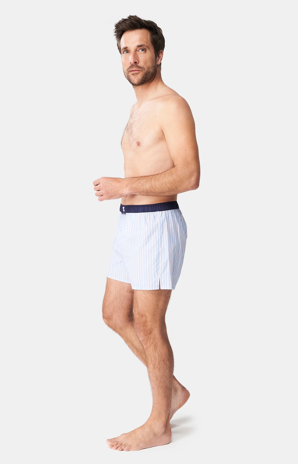 Caleçon avec suspensoir Homme Le Club n°1139 Bleu 4