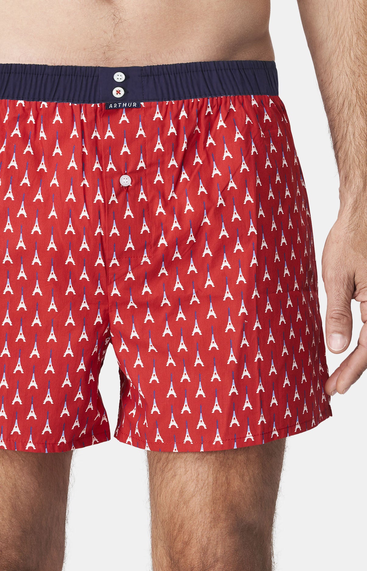 Caleçon avec suspensoir Homme Le Club n°1140 Rouge 2
