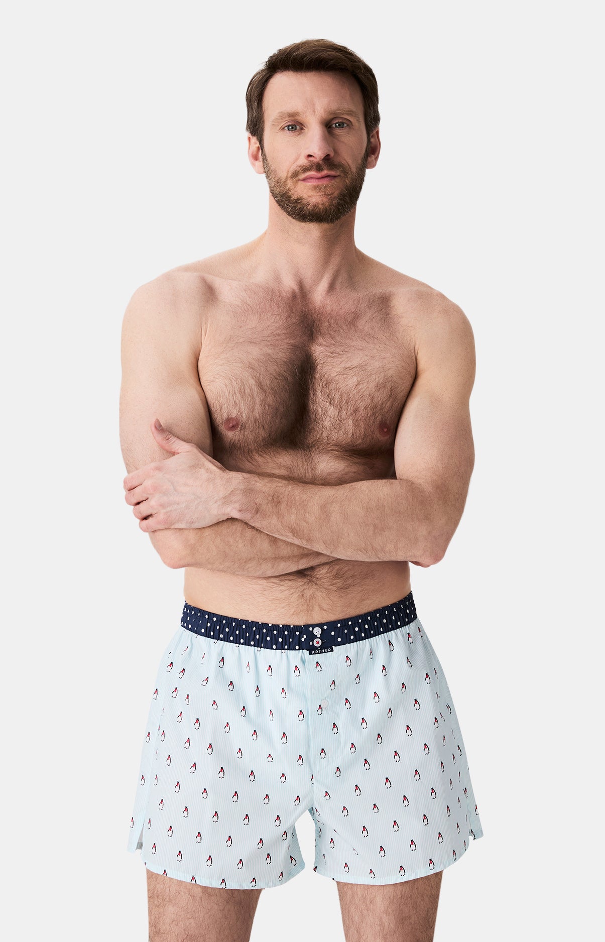 Caleçon avec suspensoir Le Club n°1174 LAGON pingouin 1