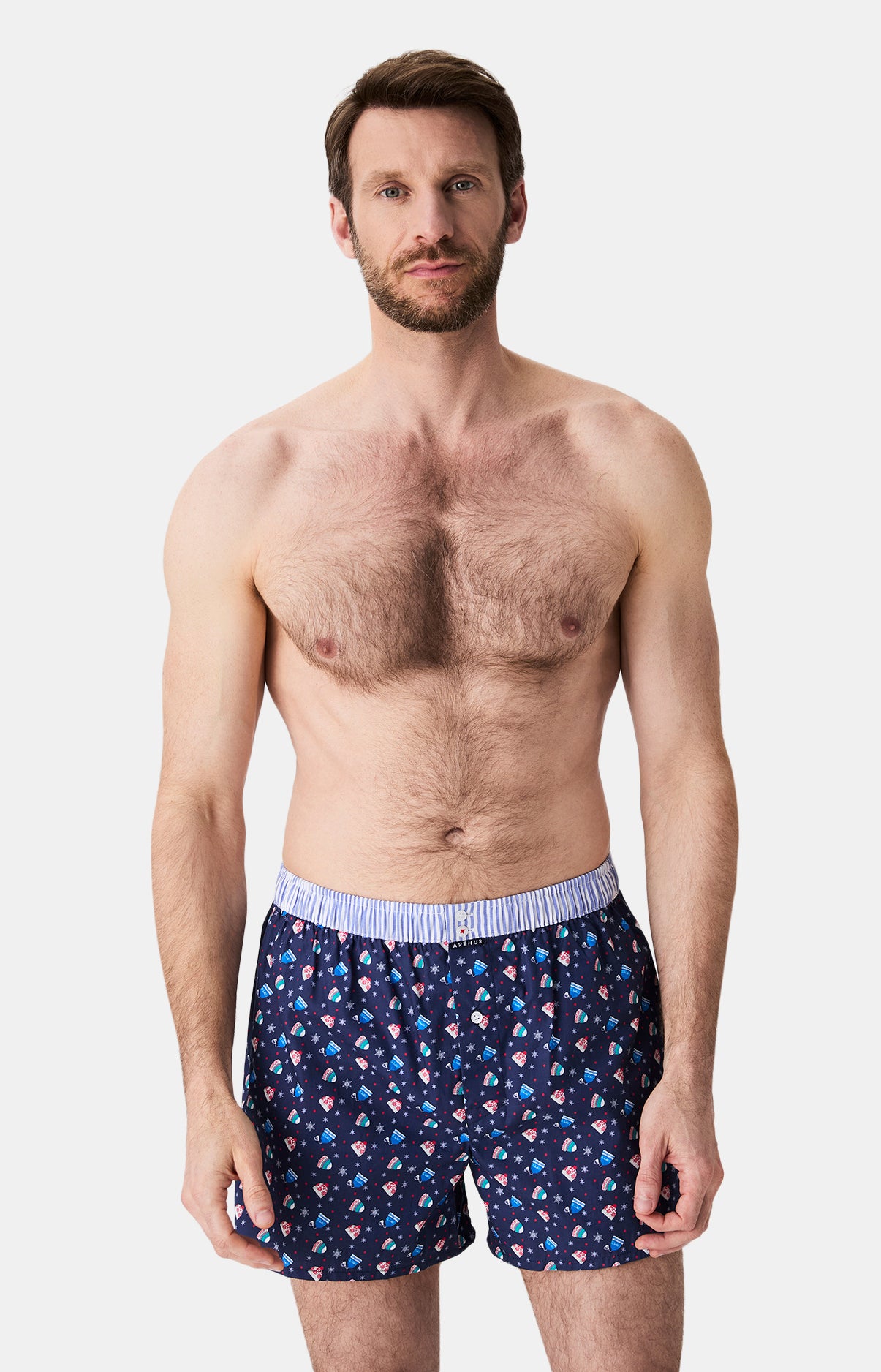 Caleçons avec suspensoir Le Club n°1175 MARINE 1