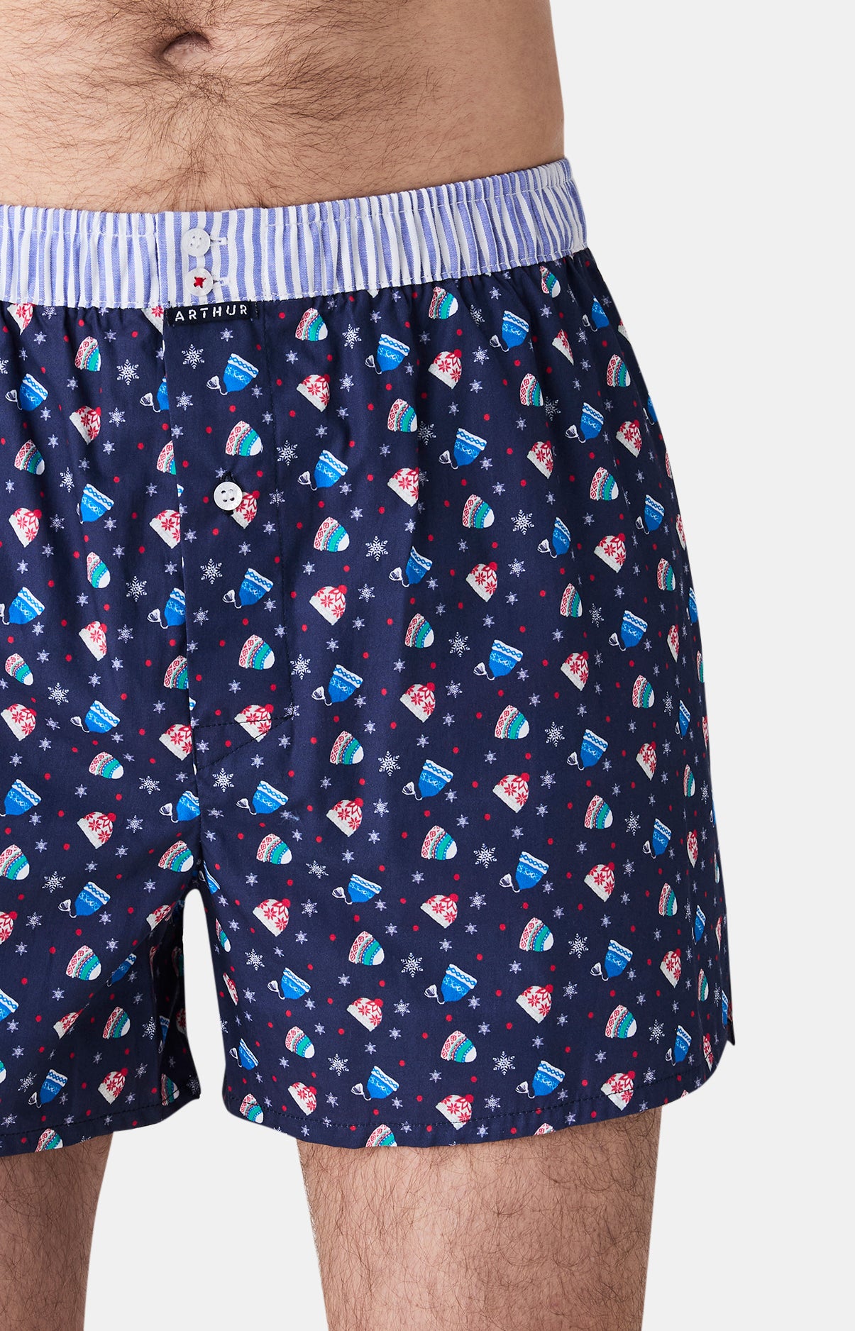 Caleçons avec suspensoir Le Club n°1175 MARINE 2