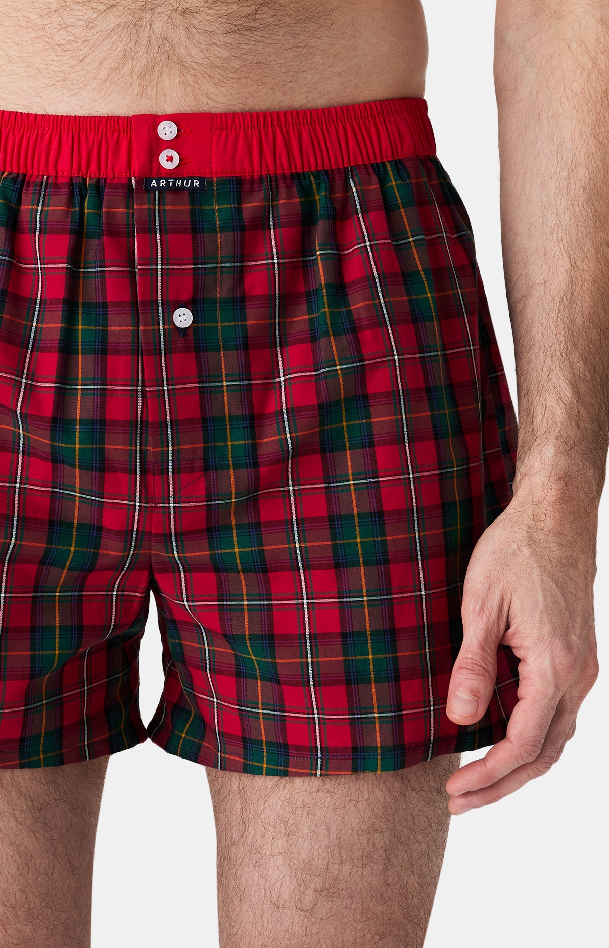 Caleçons avec suspensoir Le Club n°1177 ROUGE 2