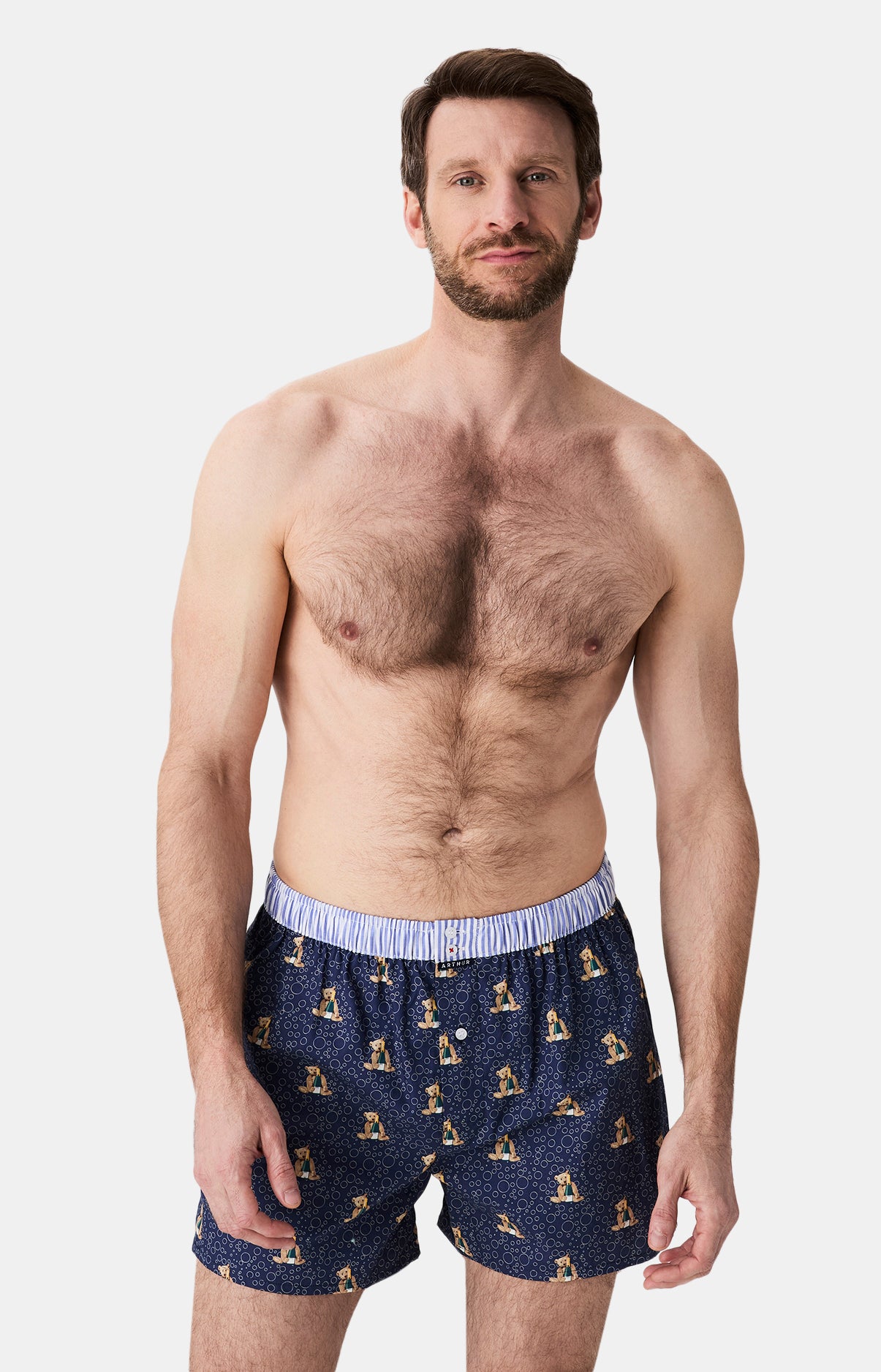 Caleçons avec suspensoir Le Club n°1184 MARINE 4