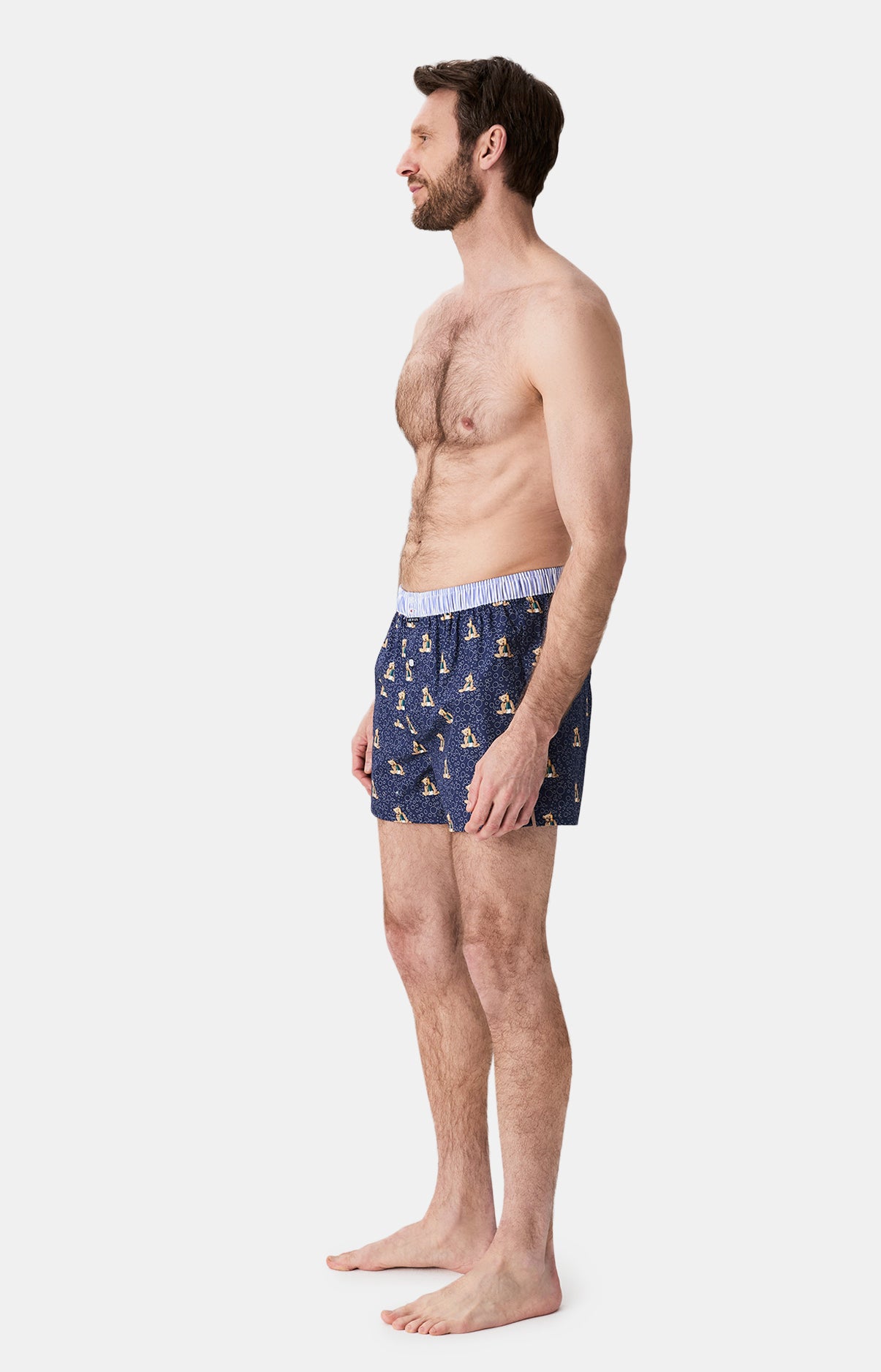 Caleçons avec suspensoir Le Club n°1184 MARINE 5