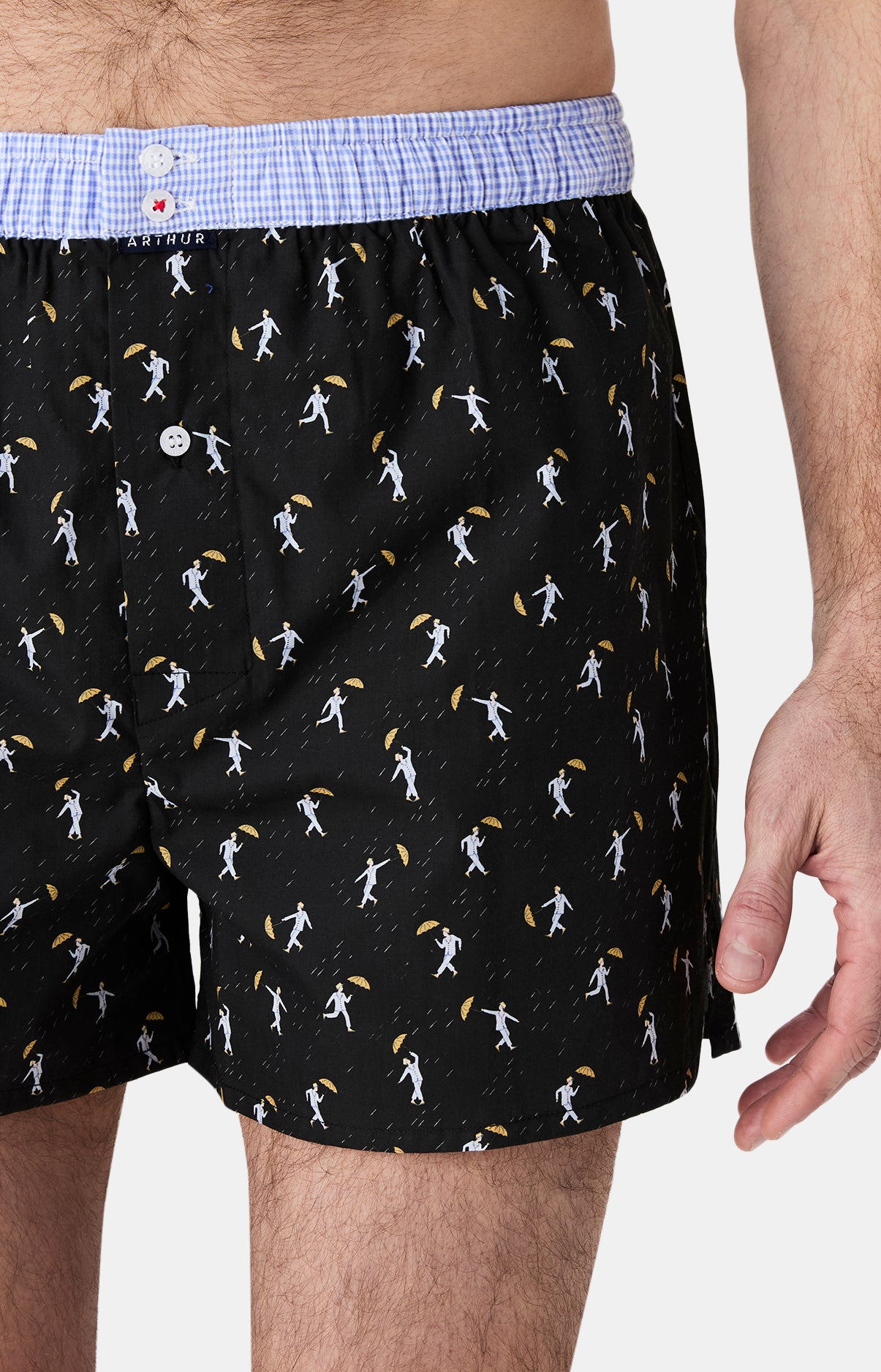 Caleçons avec suspensoir Le Club n°1191 NOIR 2