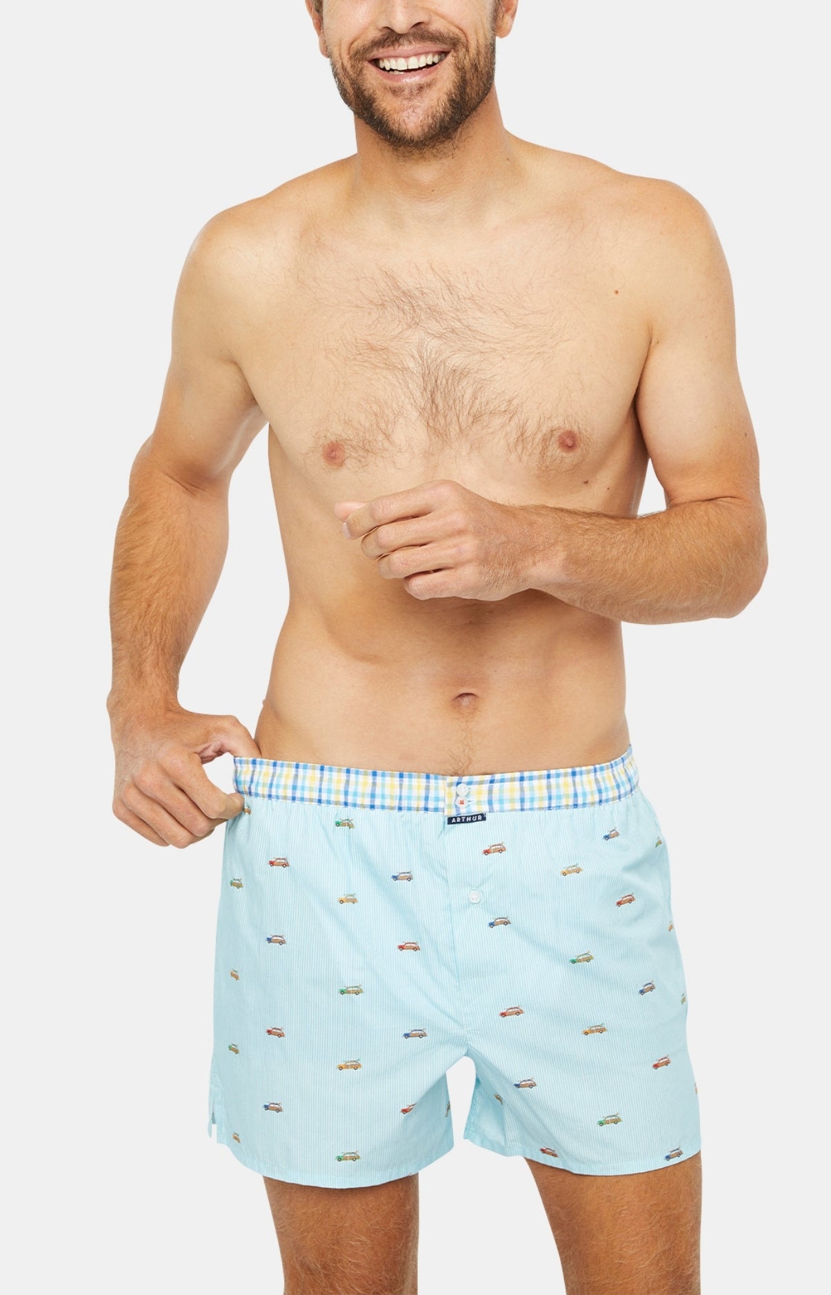 Caleçon avec suspensoir Homme Le Club n°1037 Bleu 1