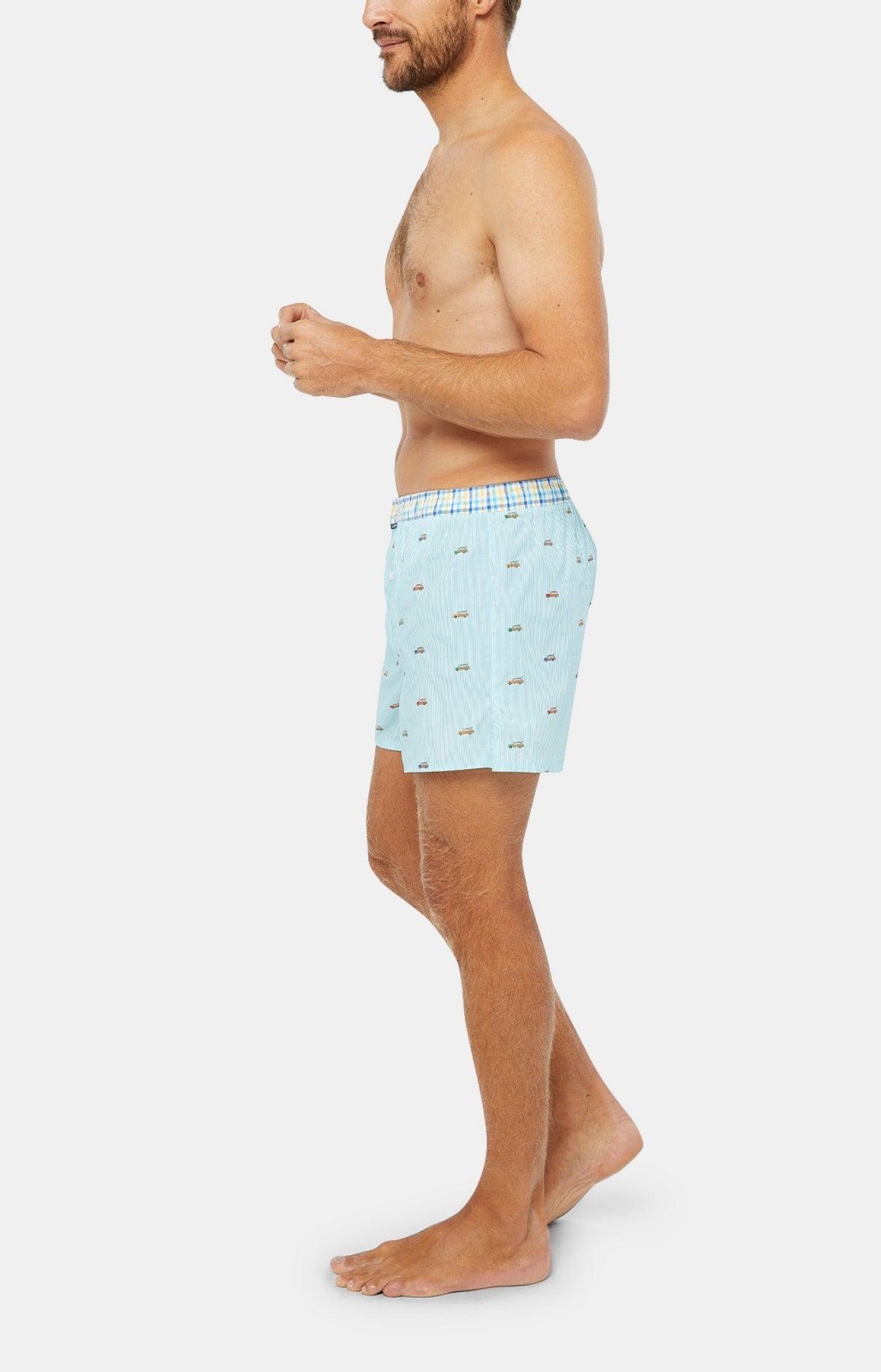 Caleçon avec suspensoir Homme Le Club n°1037 Bleu 4
