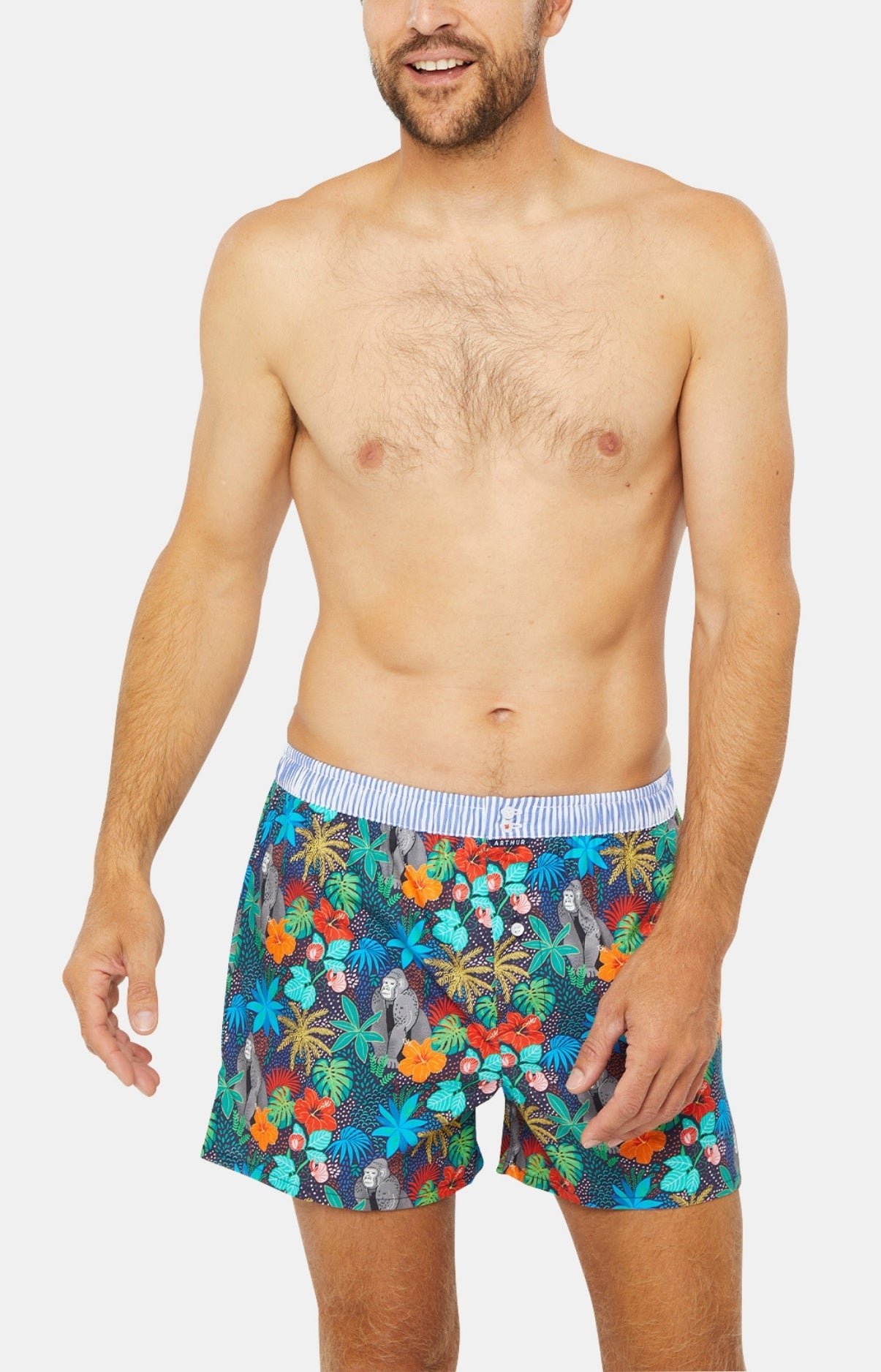 Caleçon avec suspensoir Homme Le Club n°1047 Marine 1