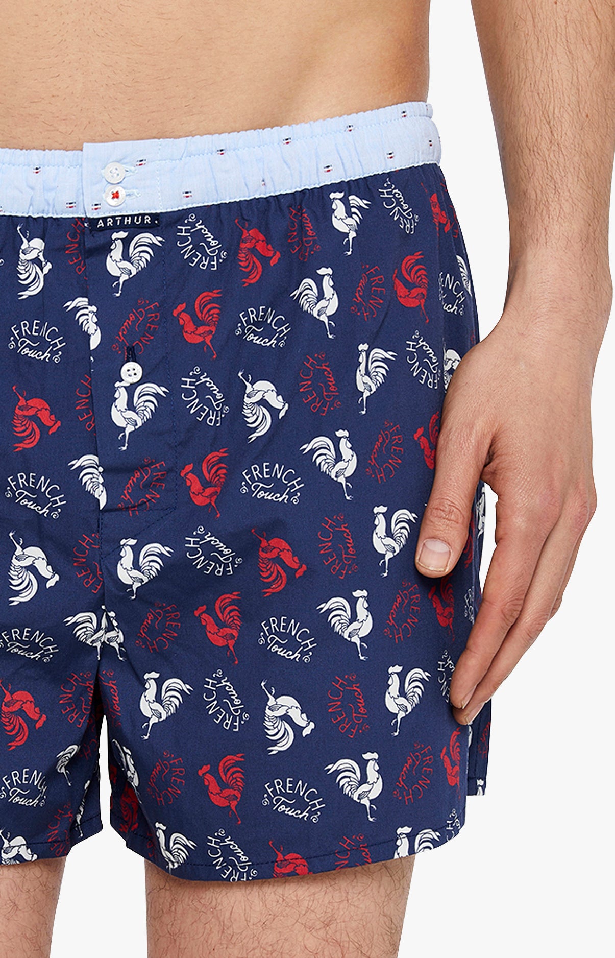 Caleçon avec suspensoir Homme Le Club n°815 Marine 2