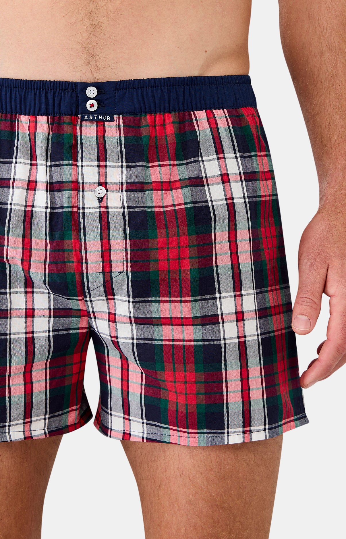 Caleçon avec suspensoir Homme Le Club n°011 Rouge 2