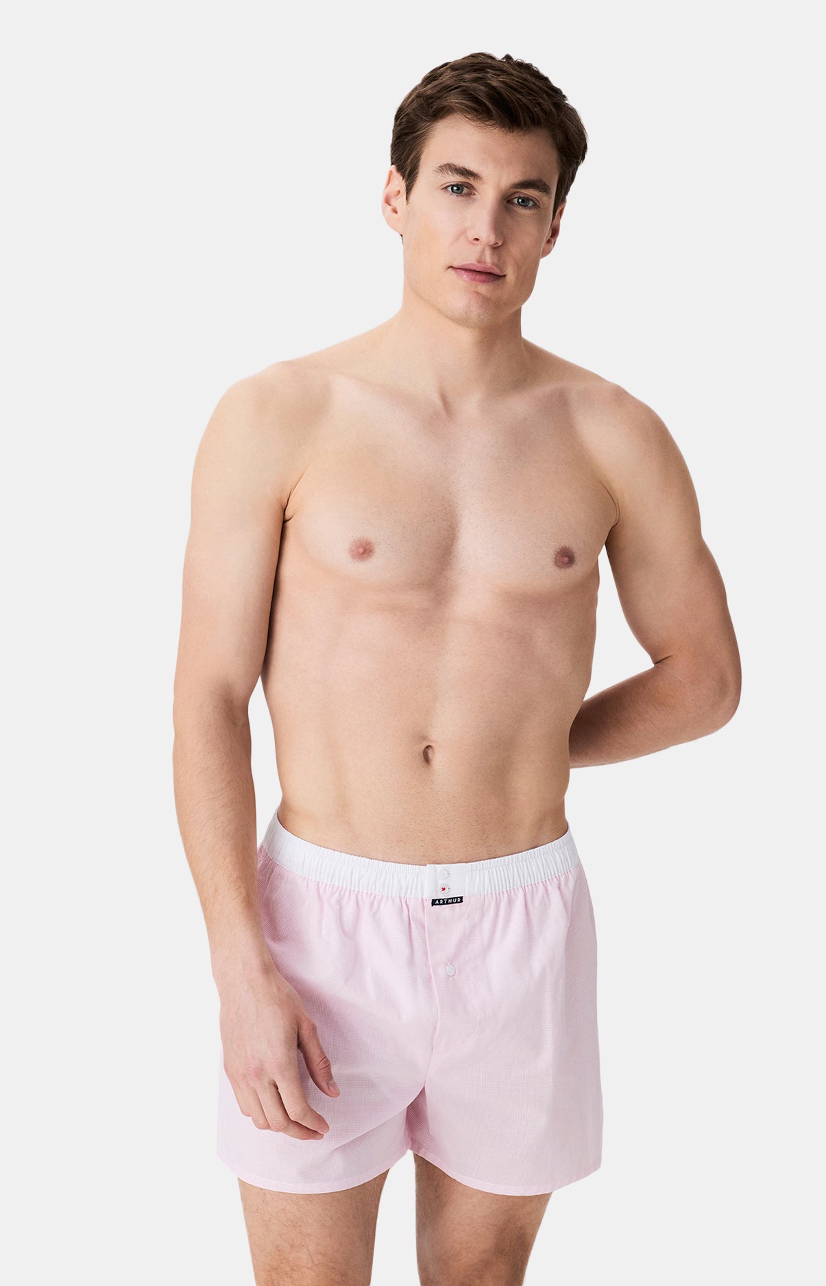 Caleçon avec suspensoir Homme Rose Permanent 4