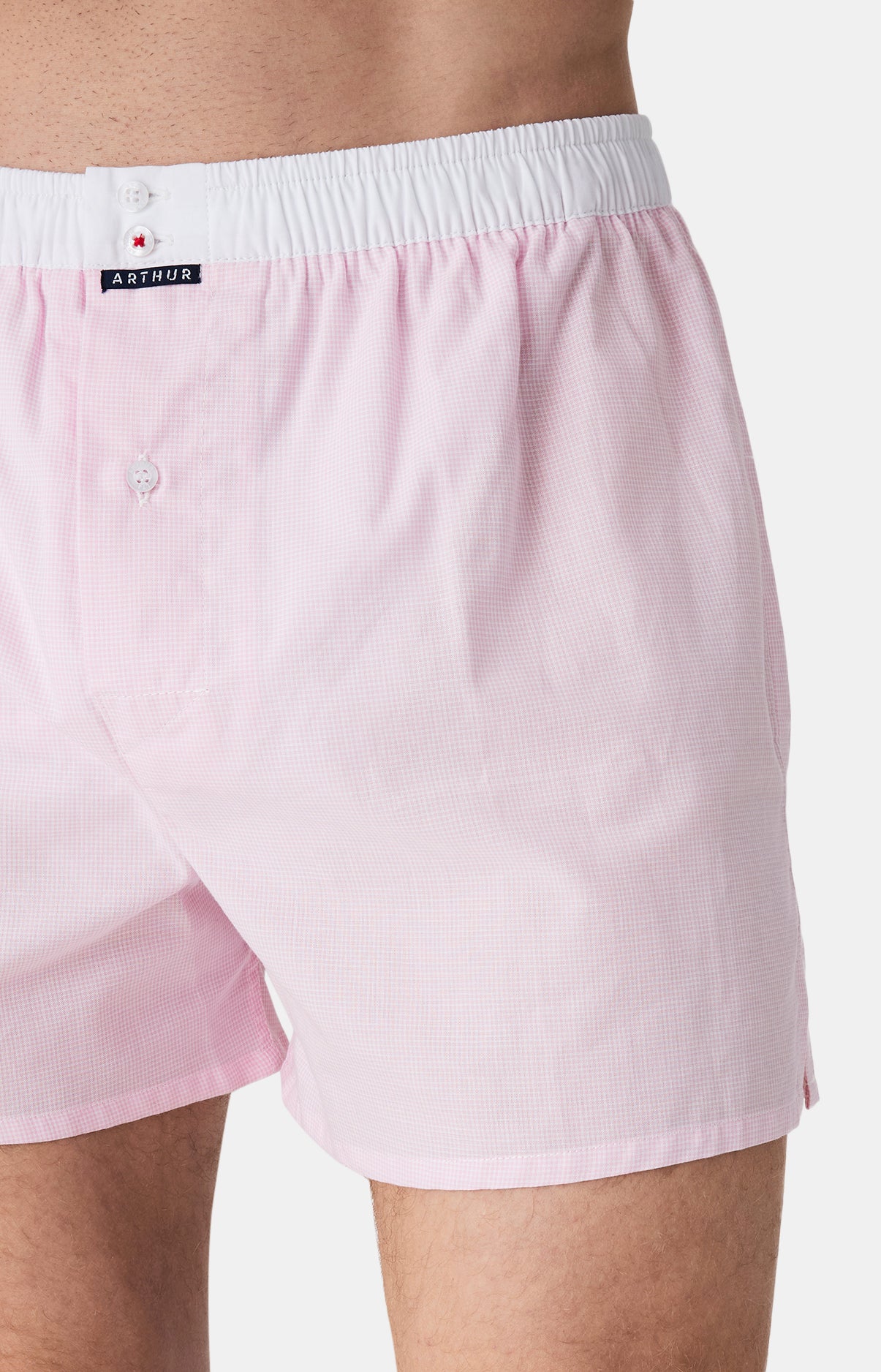 Caleçon avec suspensoir Homme Rose Permanent 2