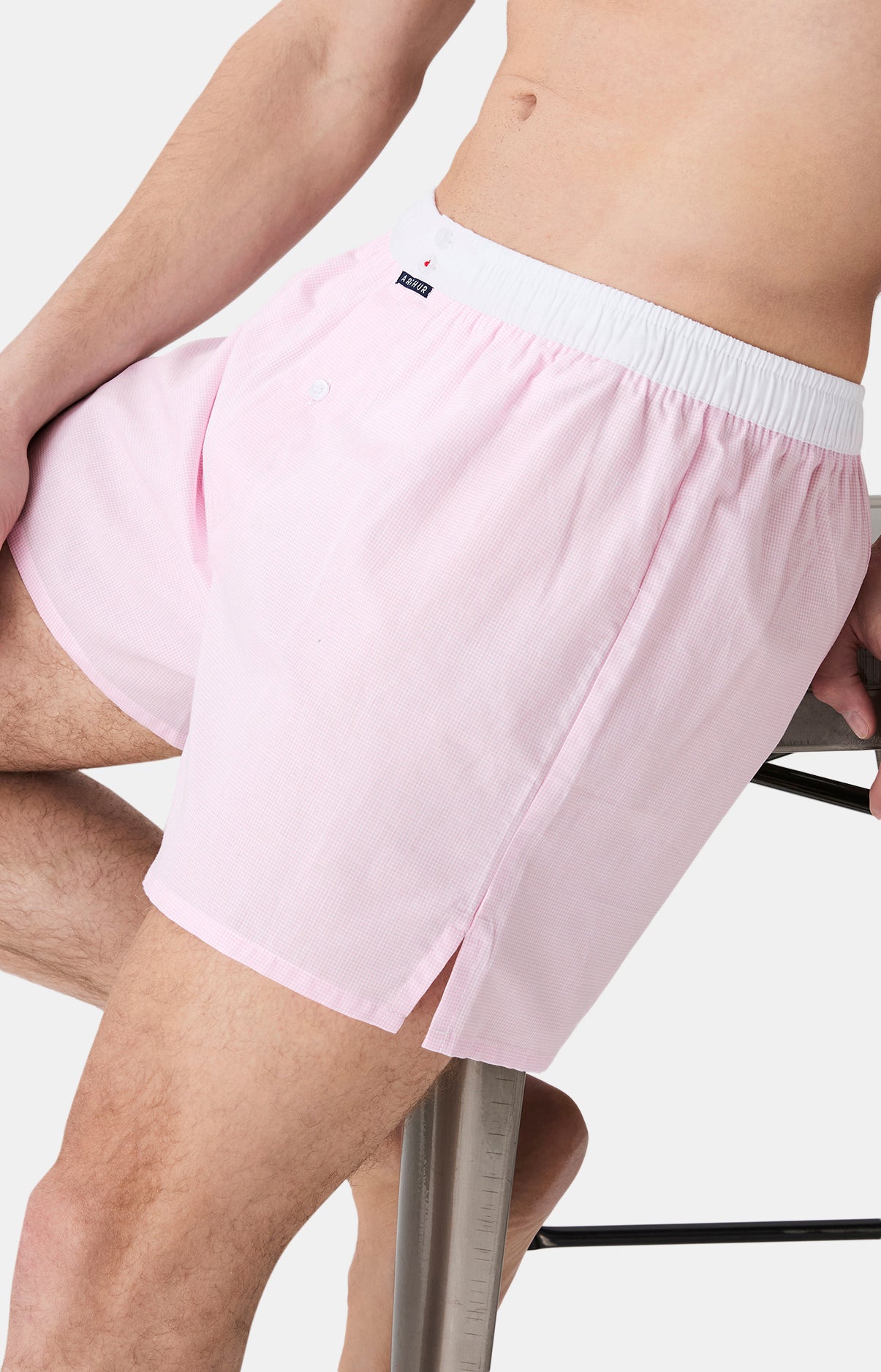 Caleçon avec suspensoir Homme Rose Permanent 1