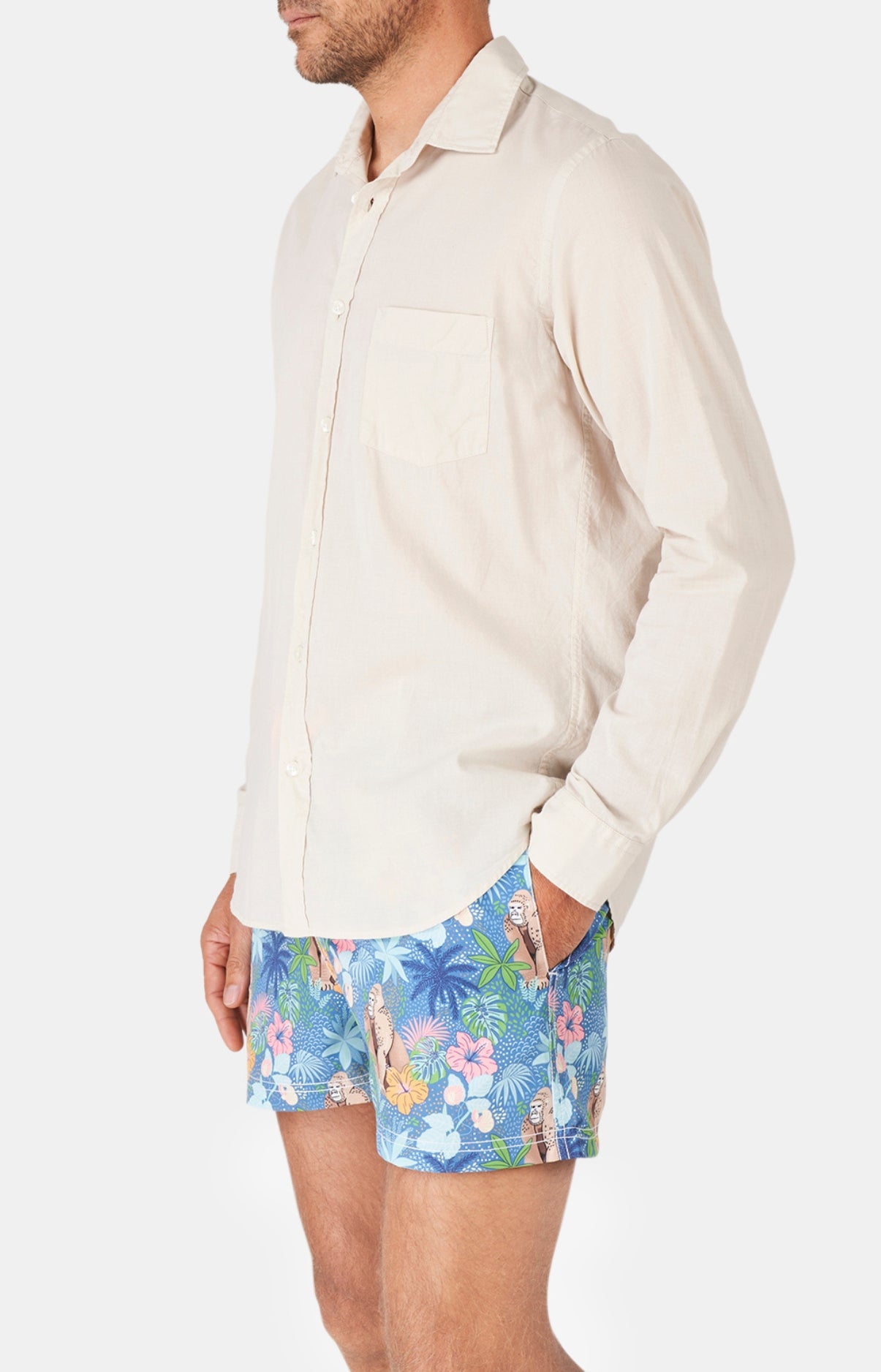 Chemise manches longues Voile de coton 4