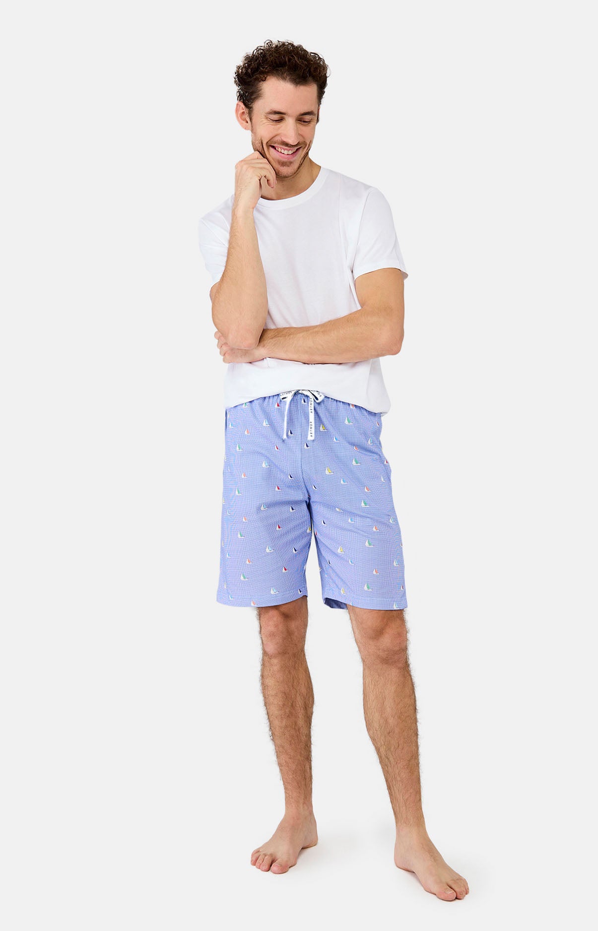 Short Homme Boat Bleu 4