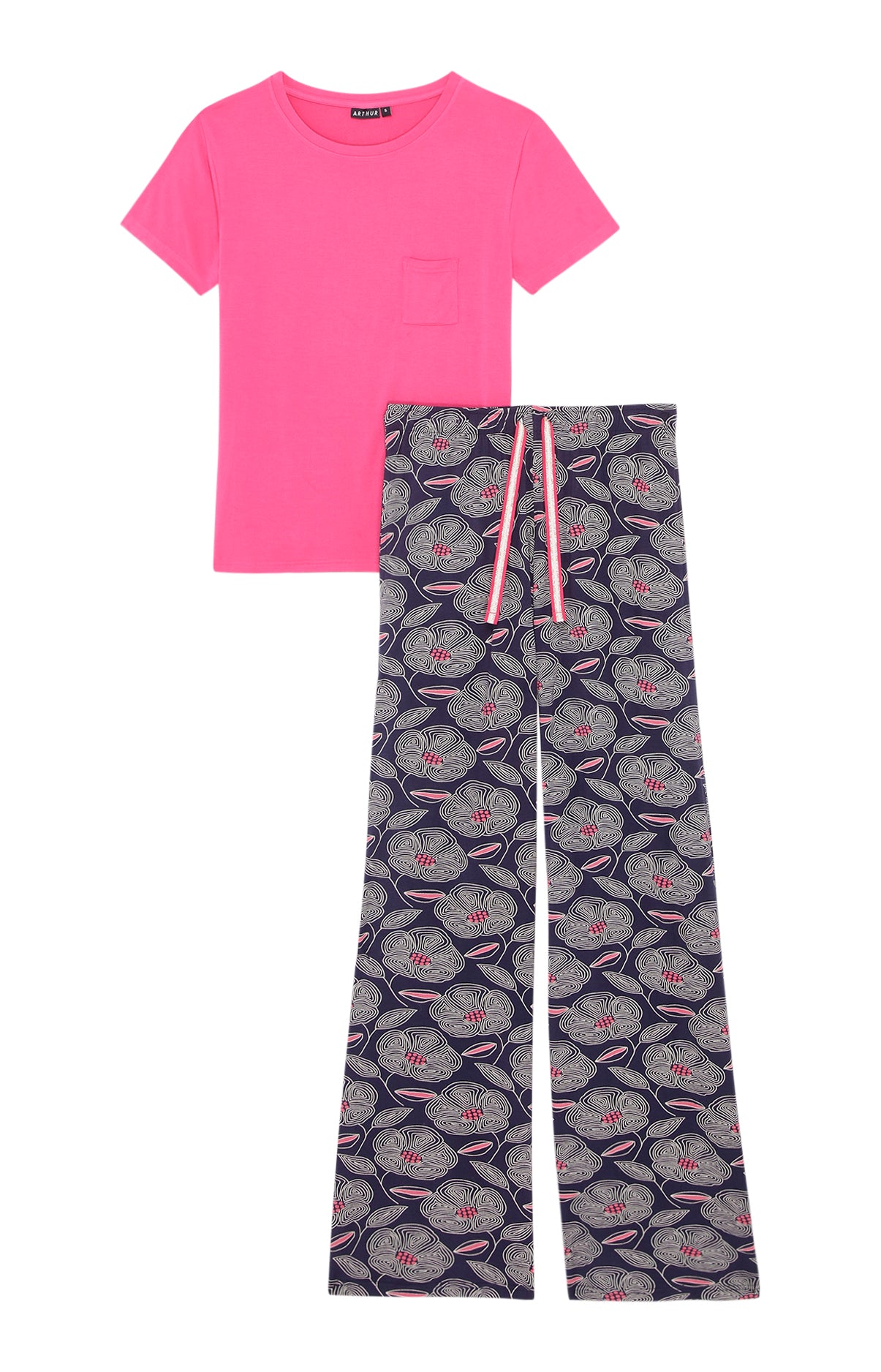 Pyjama long Femme Anémone Marine 3