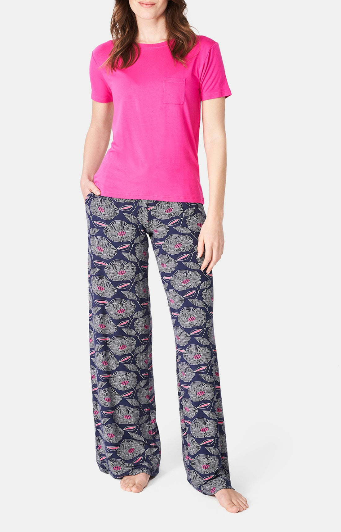 Pyjama long Femme Anémone Marine 1