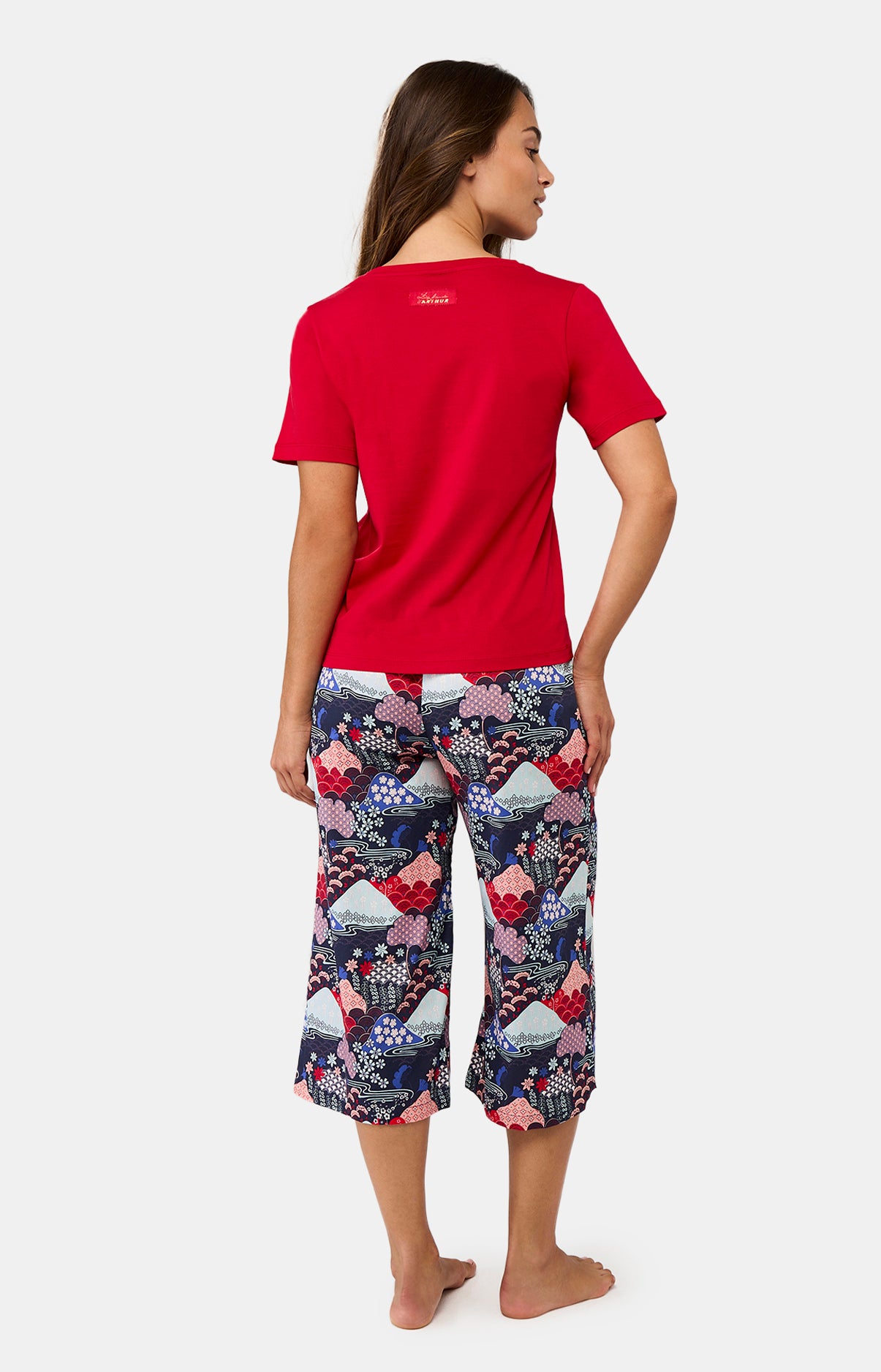 Pyjacorsaire Femme Fuji Rouge et Marine 7