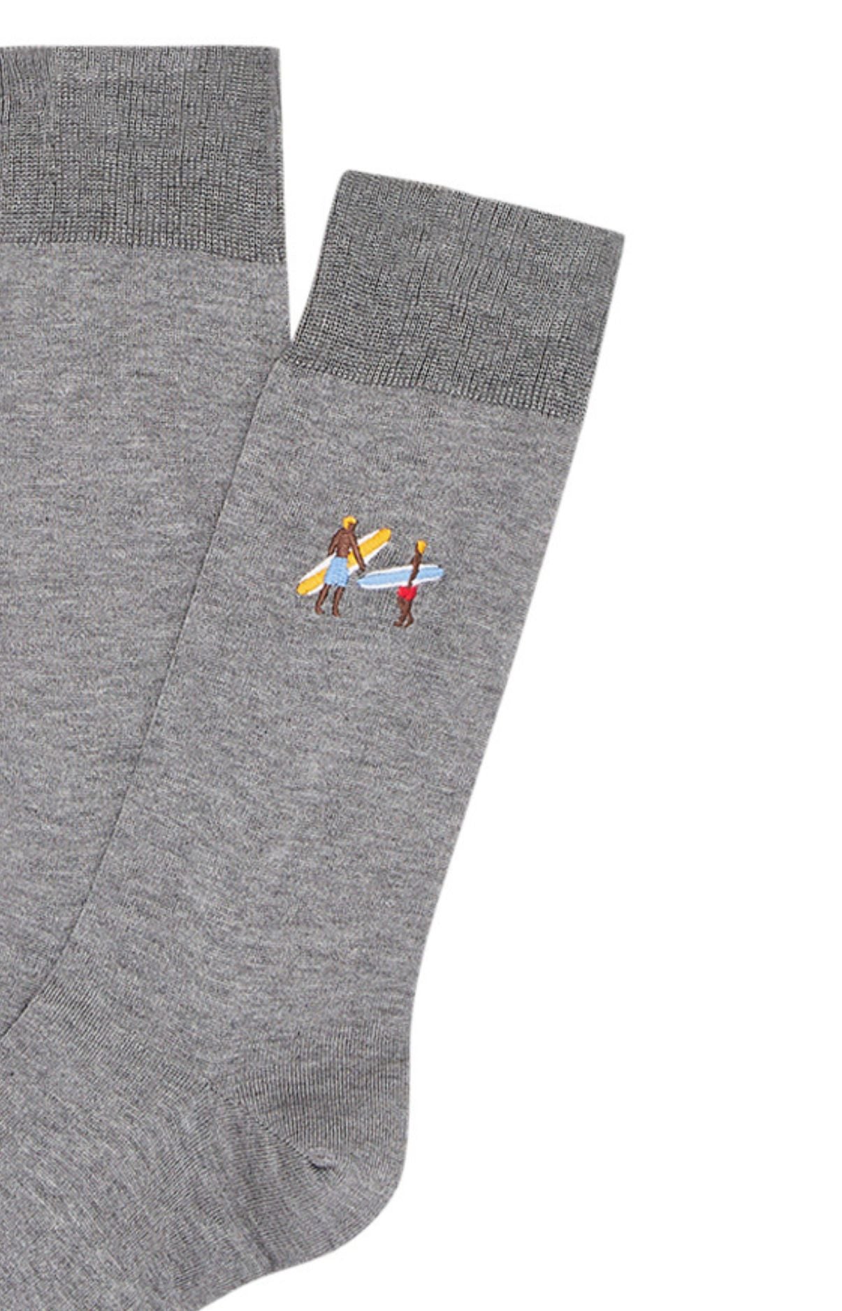 Chaussettes Homme Surf Gris 9