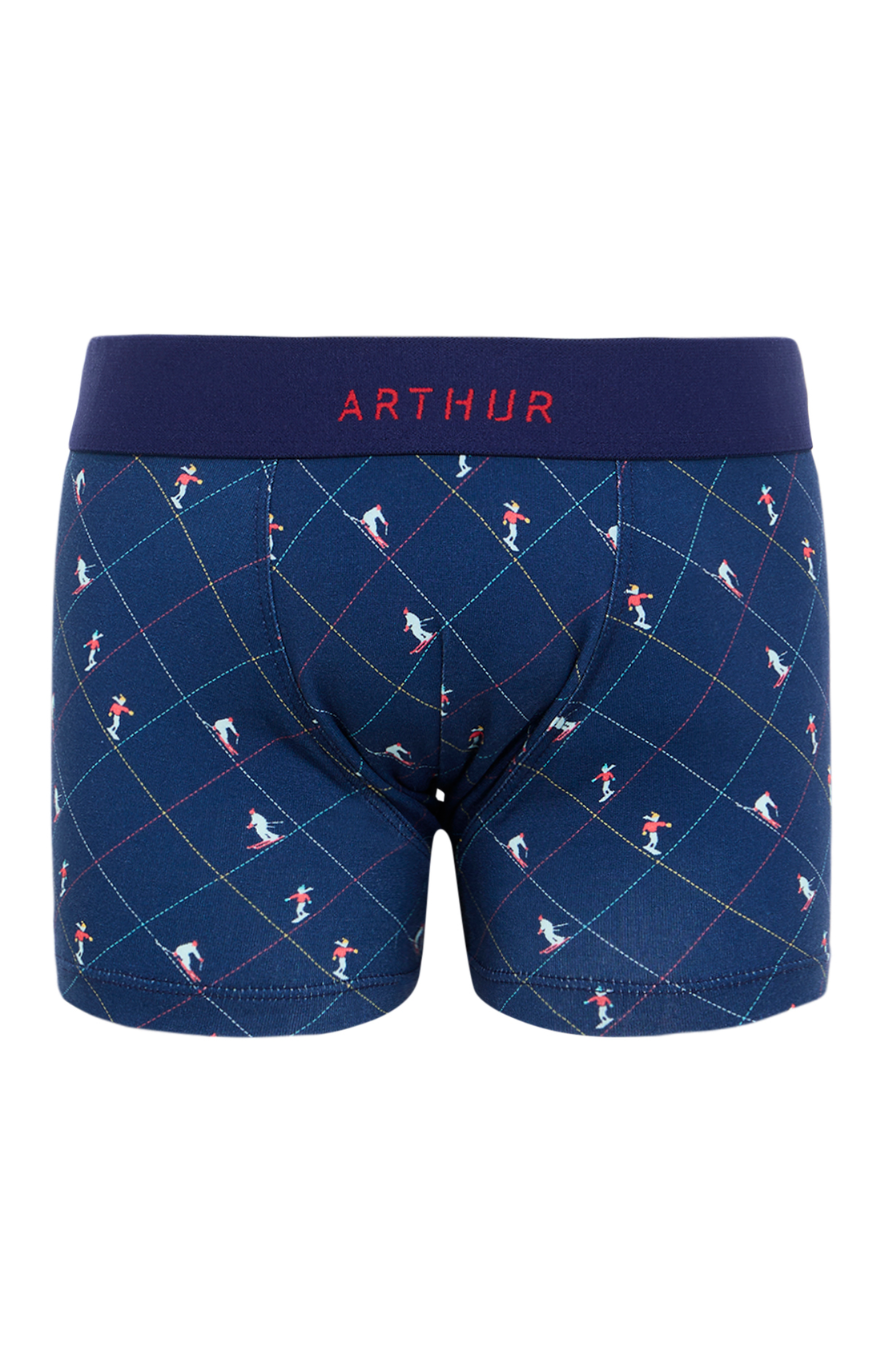Boxers enfant Ski MARINE 3