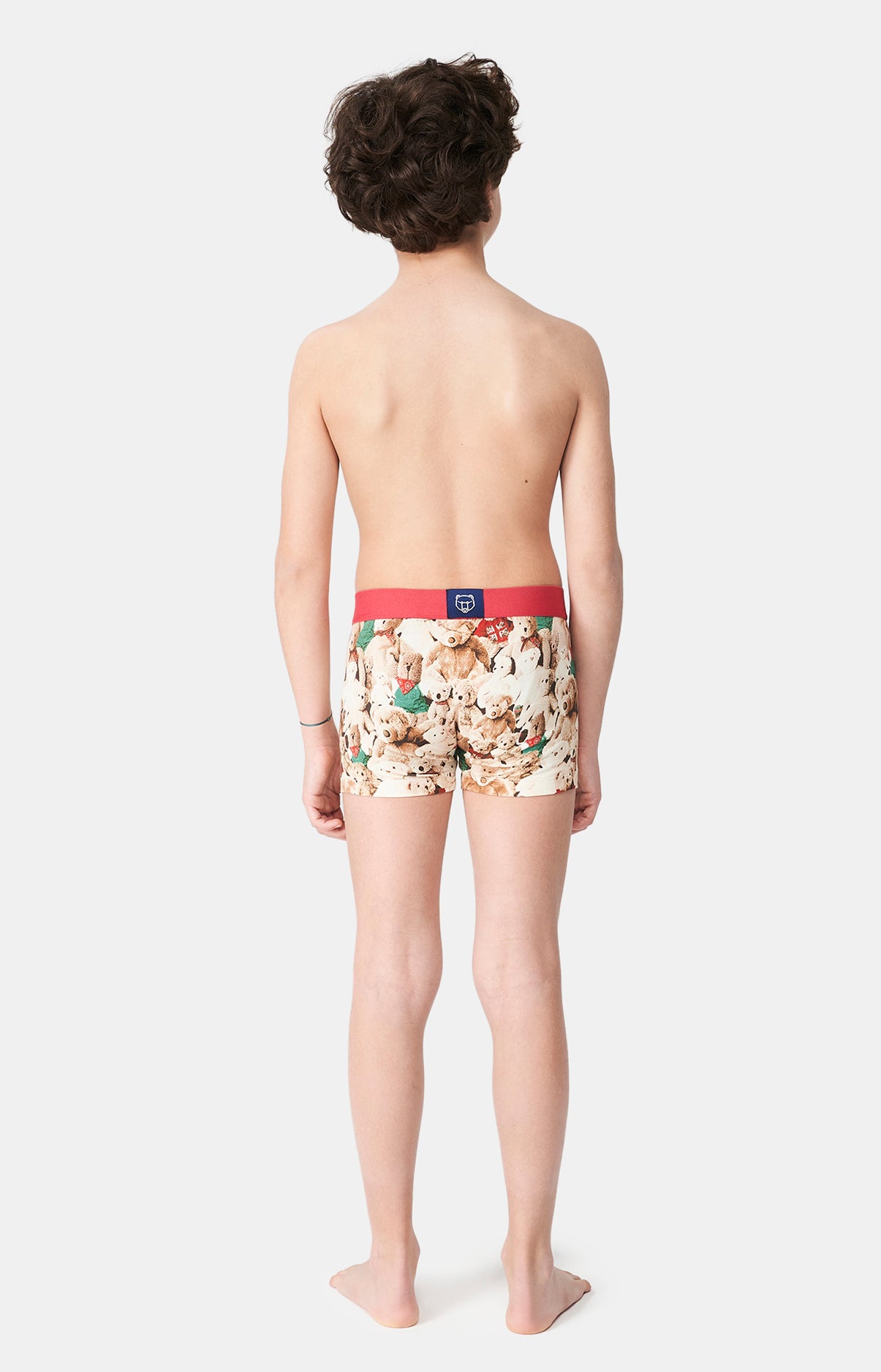 Boxer Homme Teddy Homme Beige et Marron 4