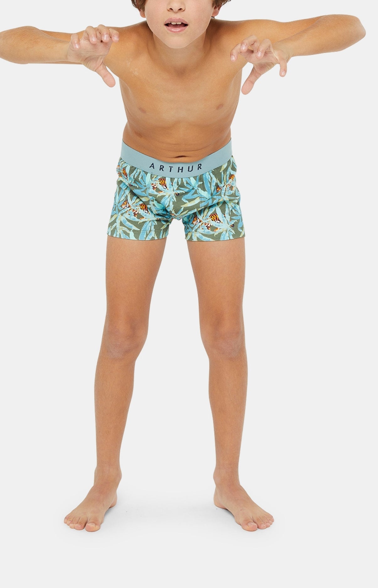 Boxer Enfant Tigre Vert 5