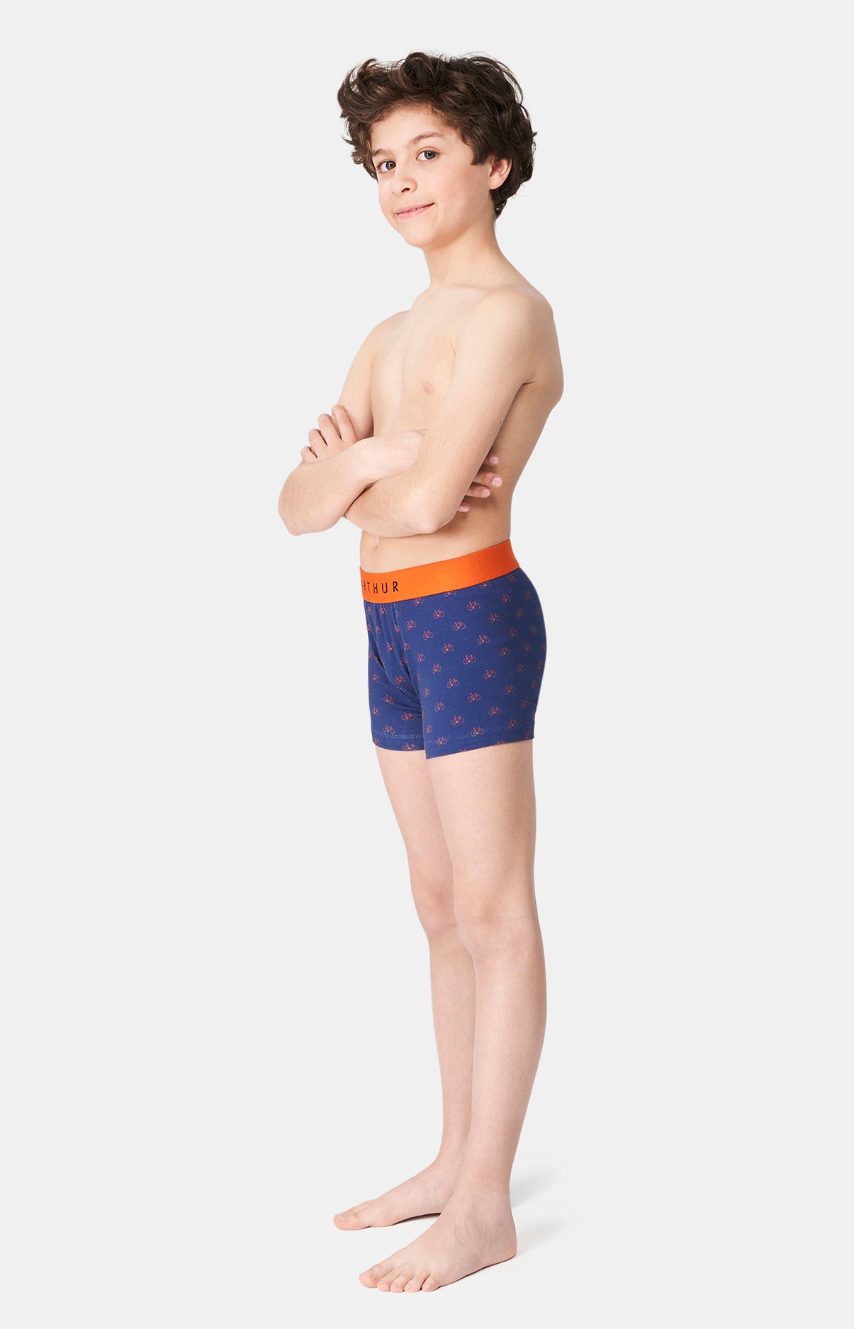 Boxer Enfant Vélo Marine 7