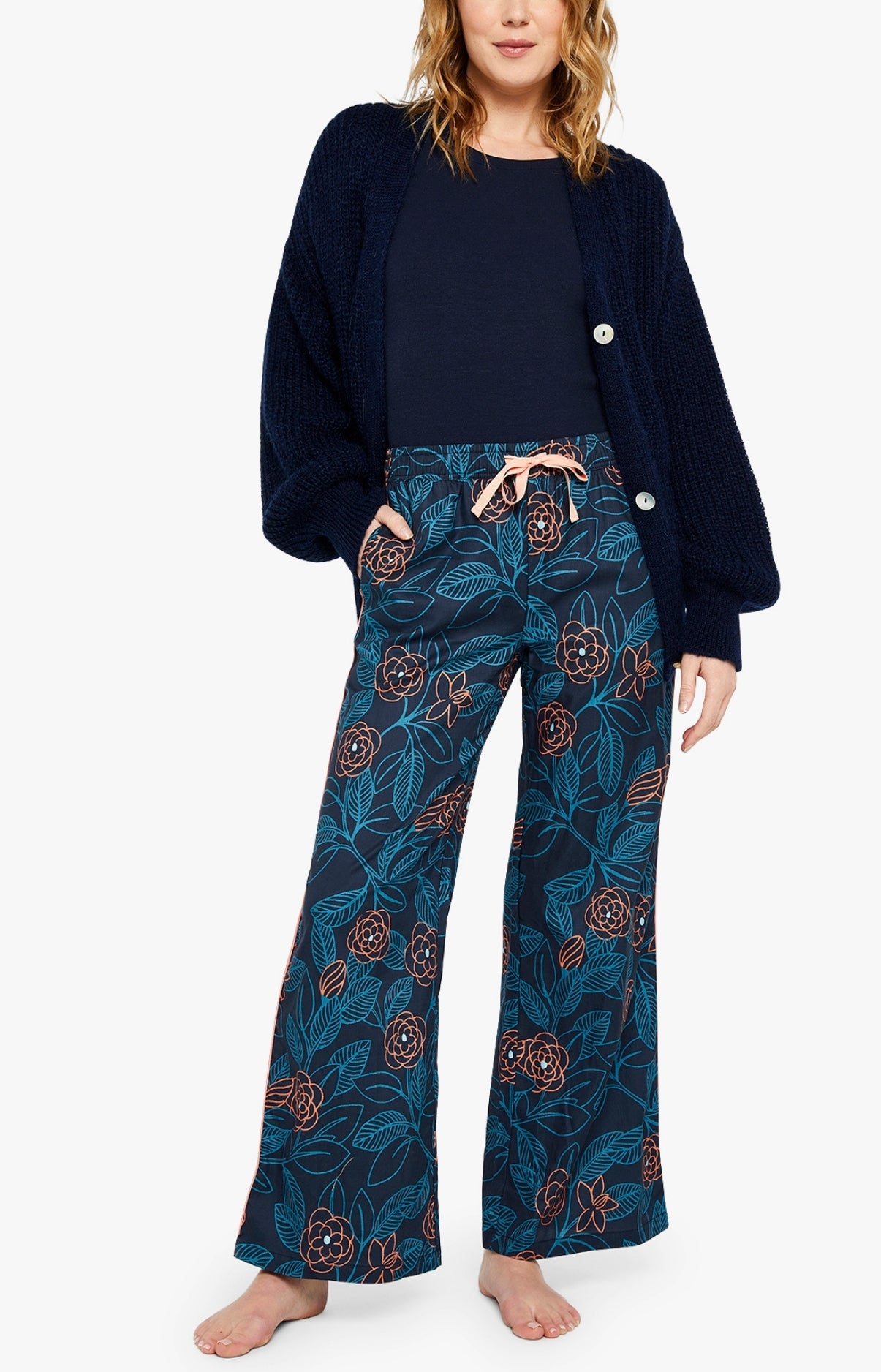 Gilet Femme Mohair Marine 2