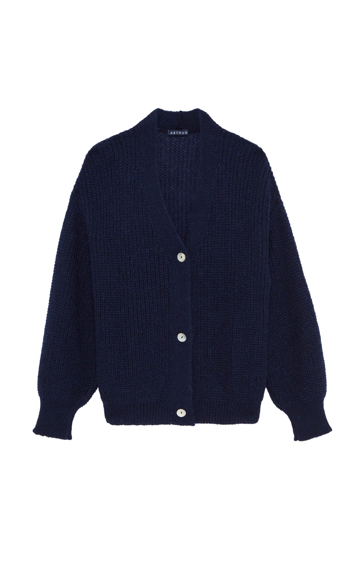 Gilet Femme Mohair Marine 3