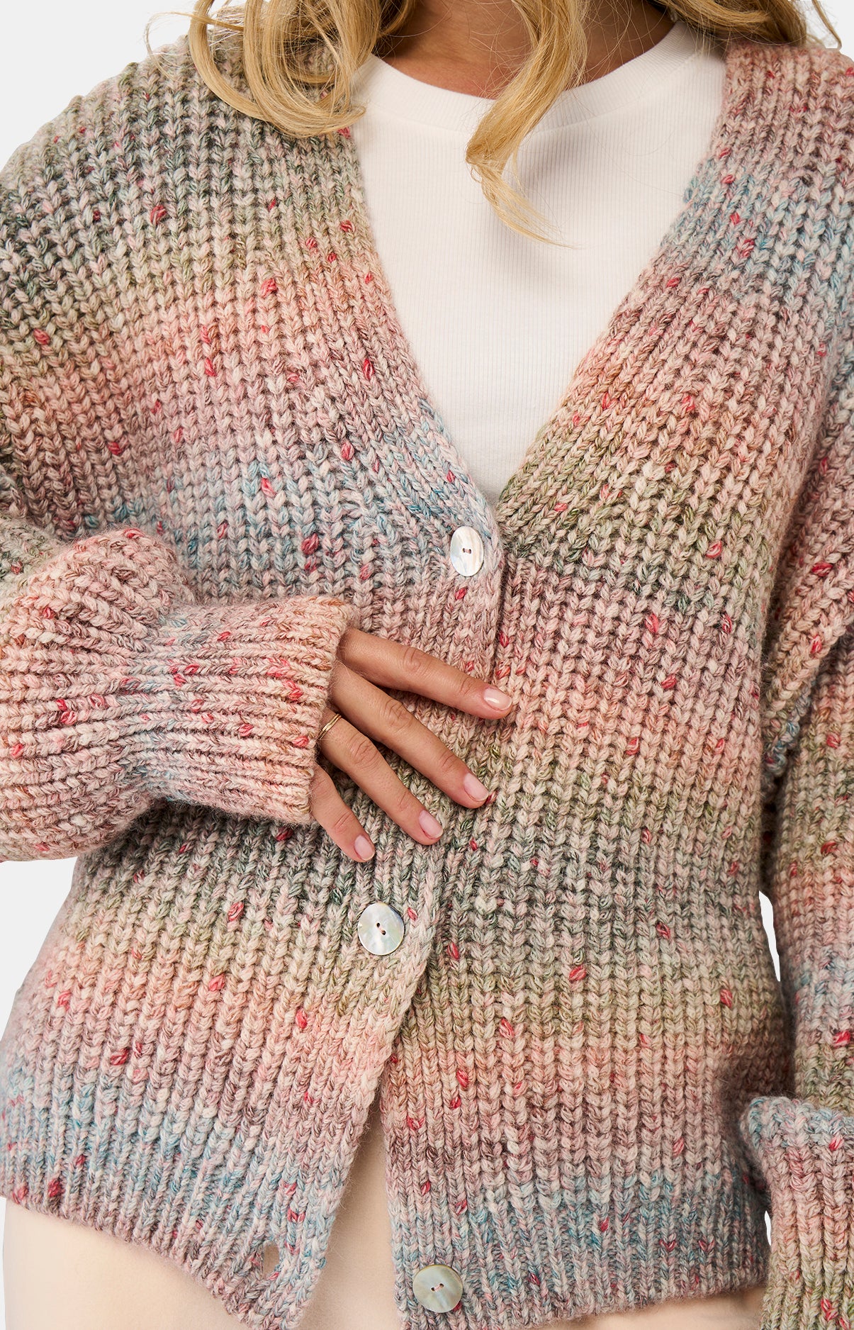 Gilet Femme Alpaga & Laine de Mérinos Multicolore 4