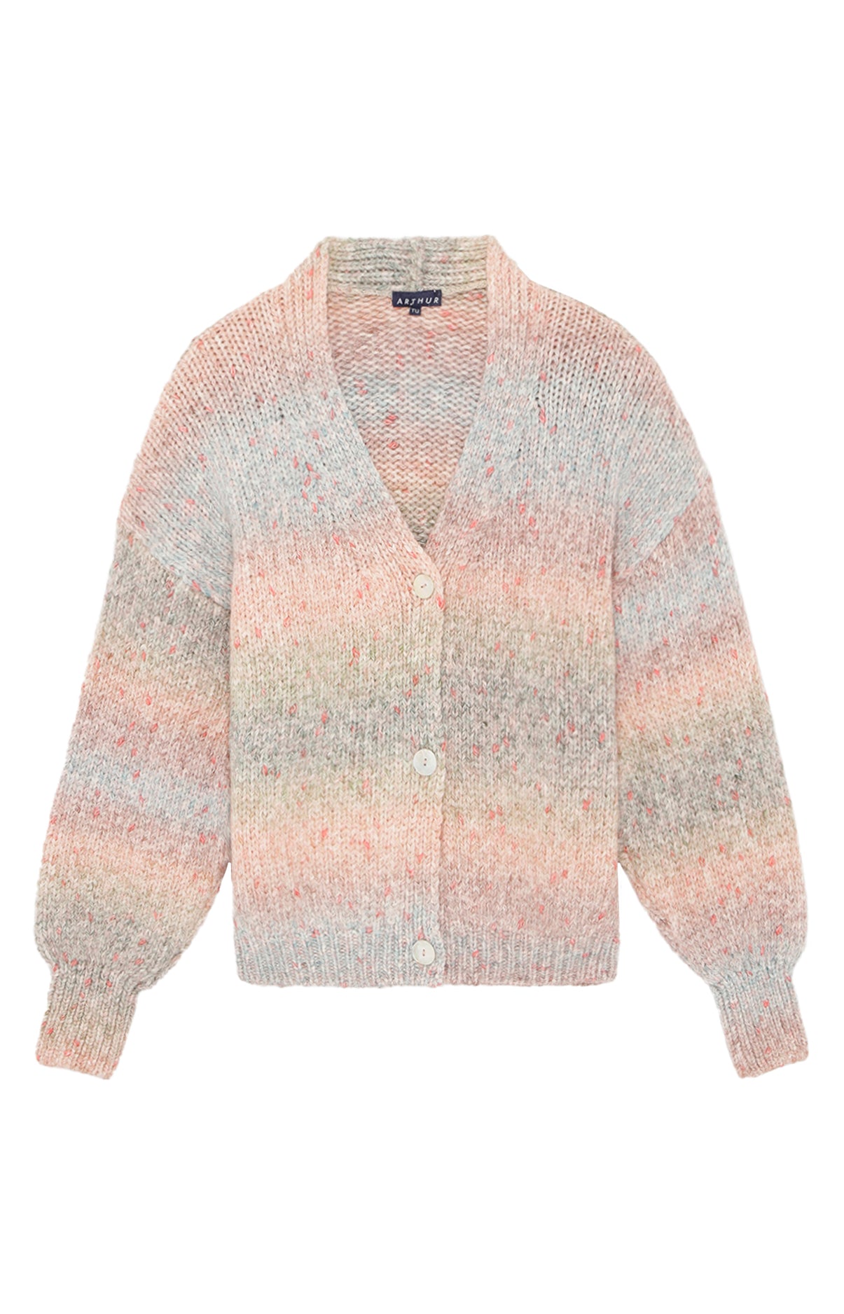 Gilet Femme Alpaga & Laine de Mérinos Multicolore 3