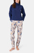Pyjama long Femme Teddy 40 ans Beige et Marron 1
