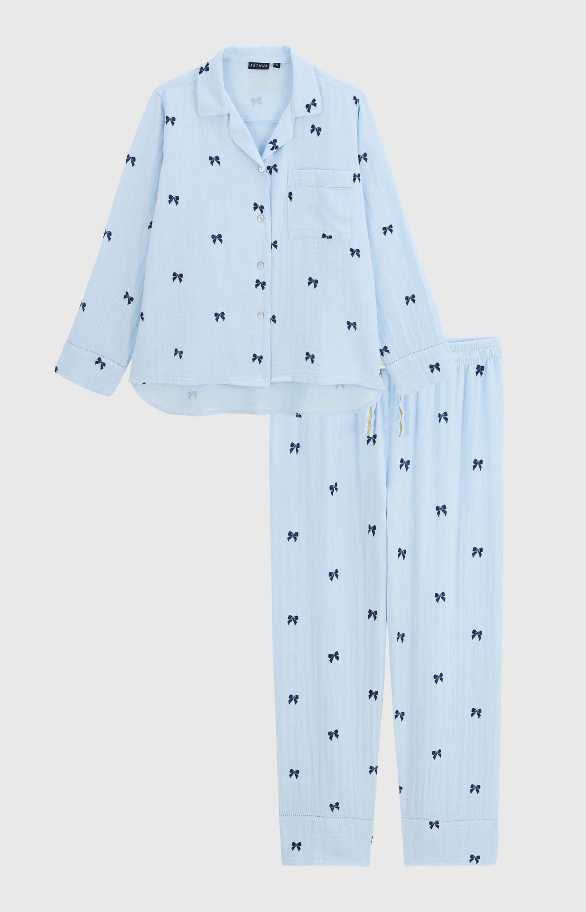 Pyjama boutonné en gaze de coton - Rosie
