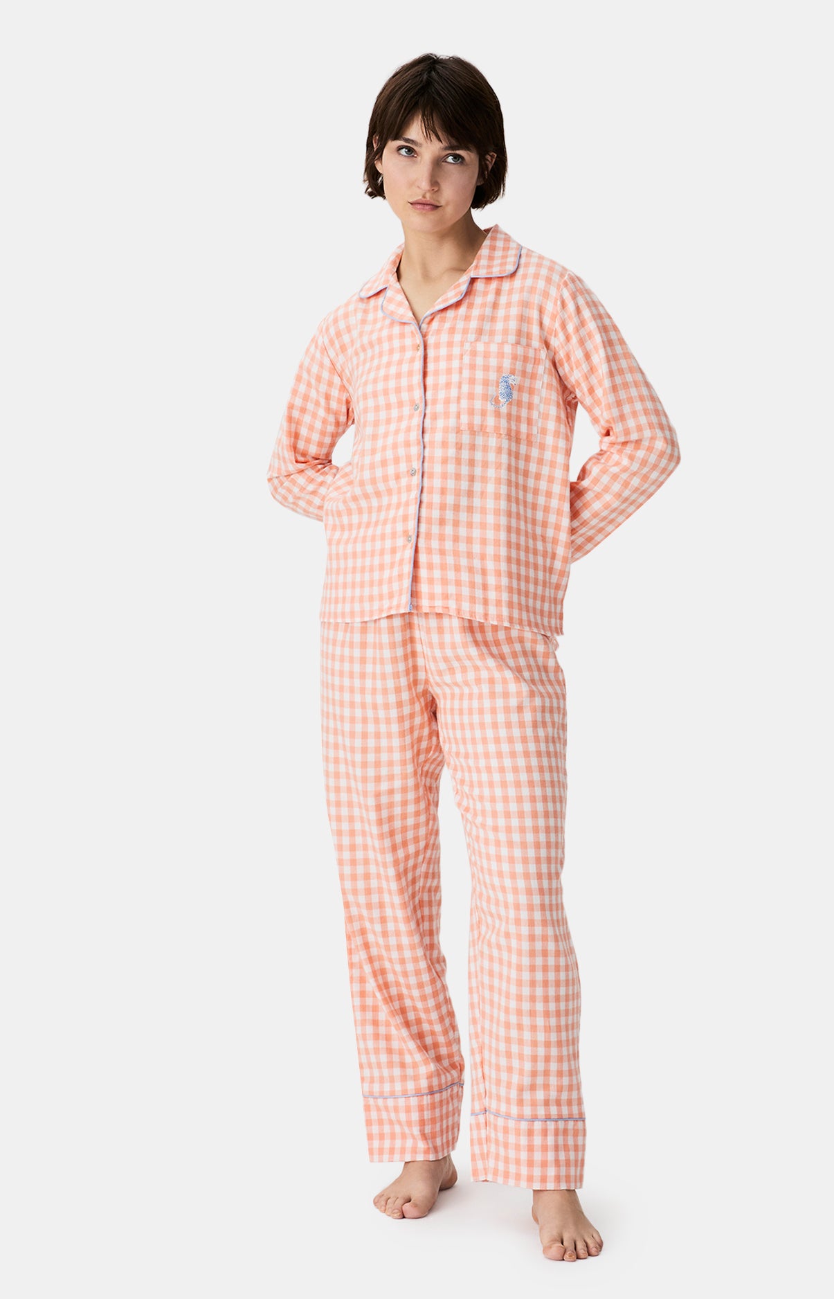 Pyjamas Femme Nina ORANGE 1