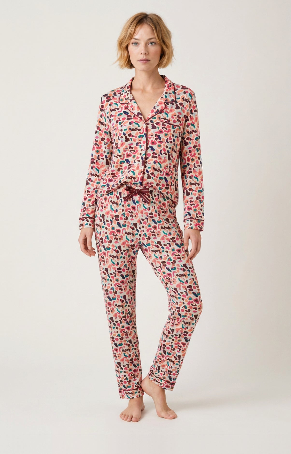 Pyjama boutonné en modal - Léopoldine