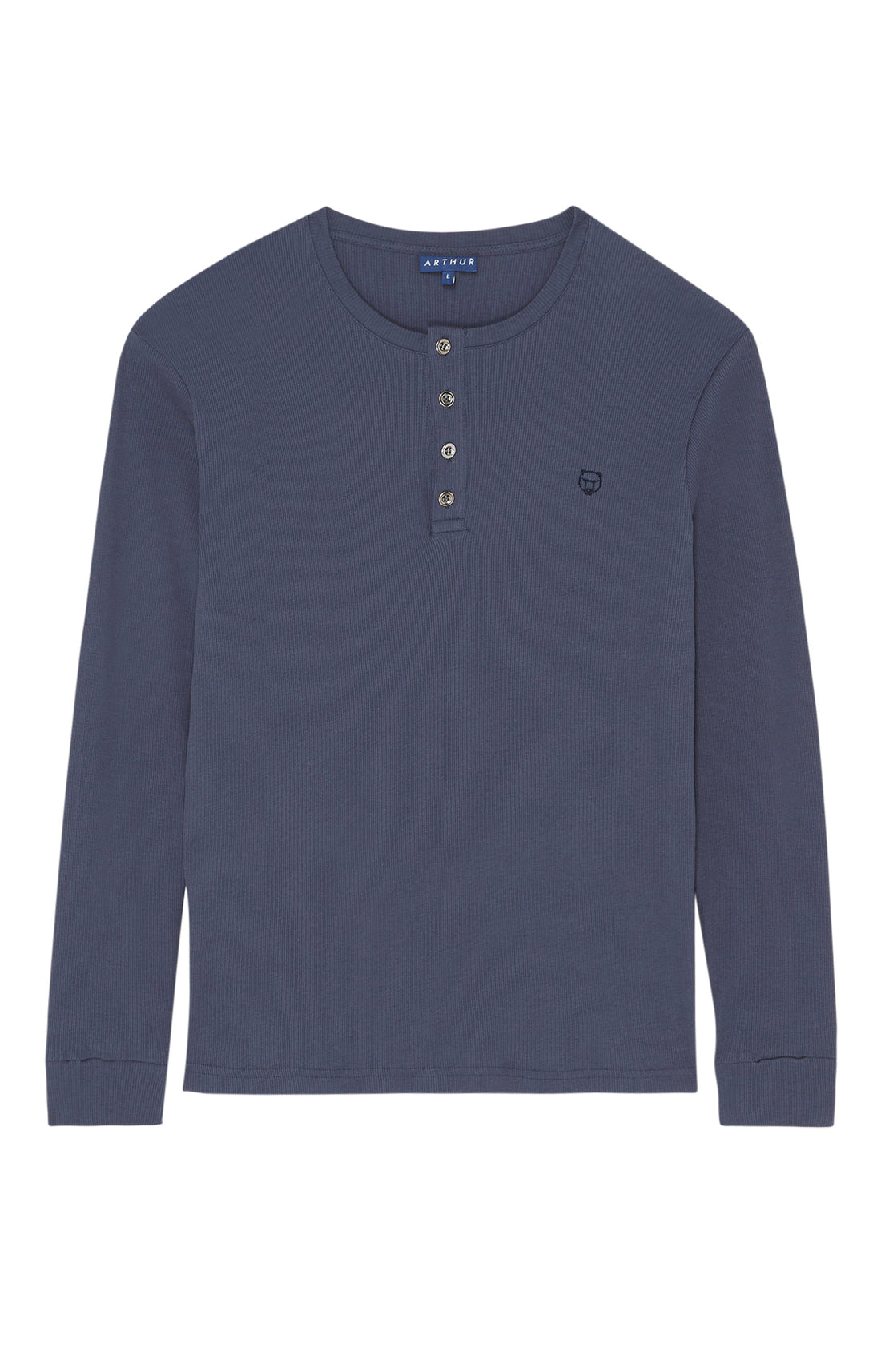 Tee-shirt homme manches longues Bleu 3