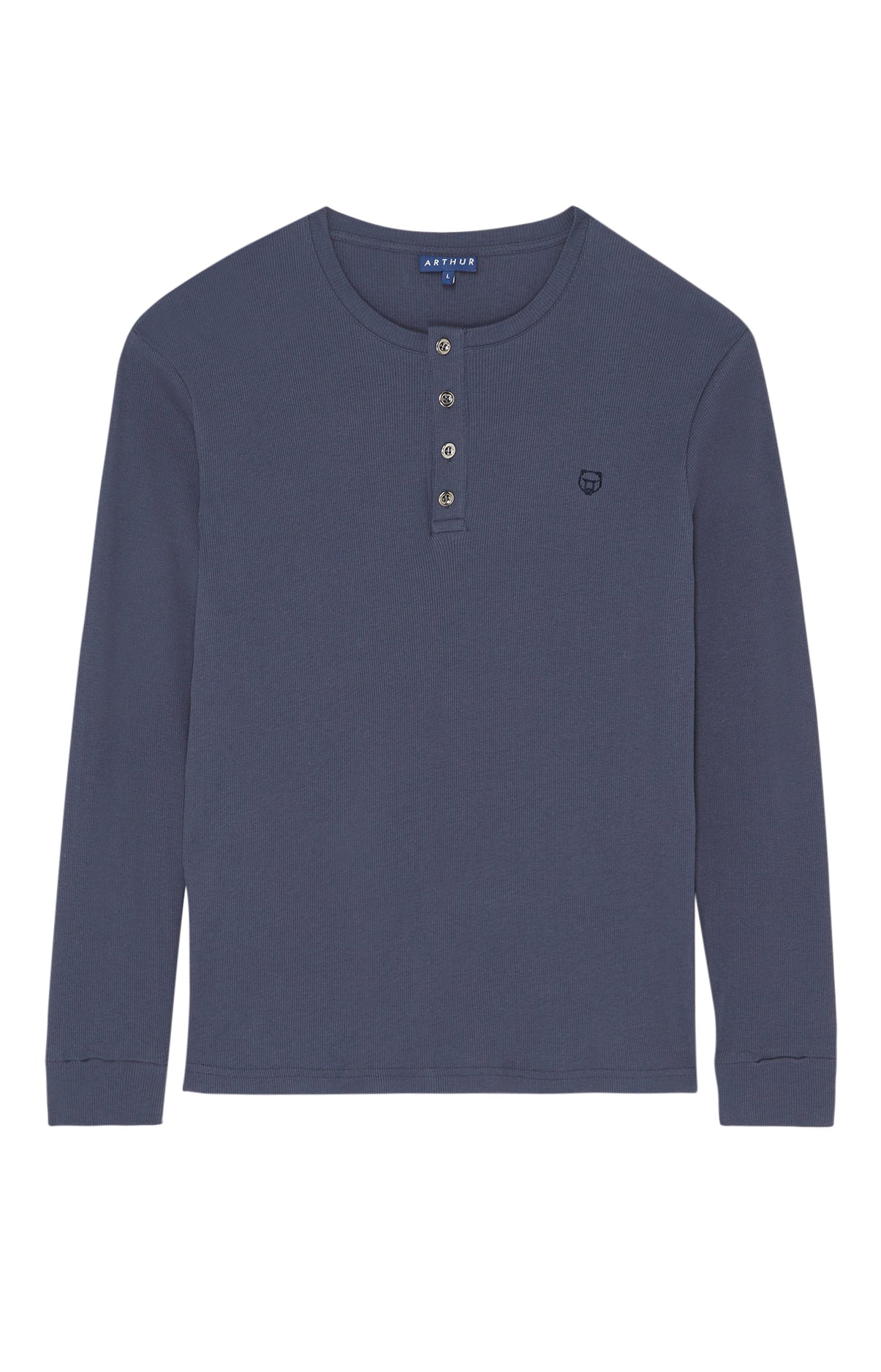 Tee-shirt homme manches longues Bleu 3