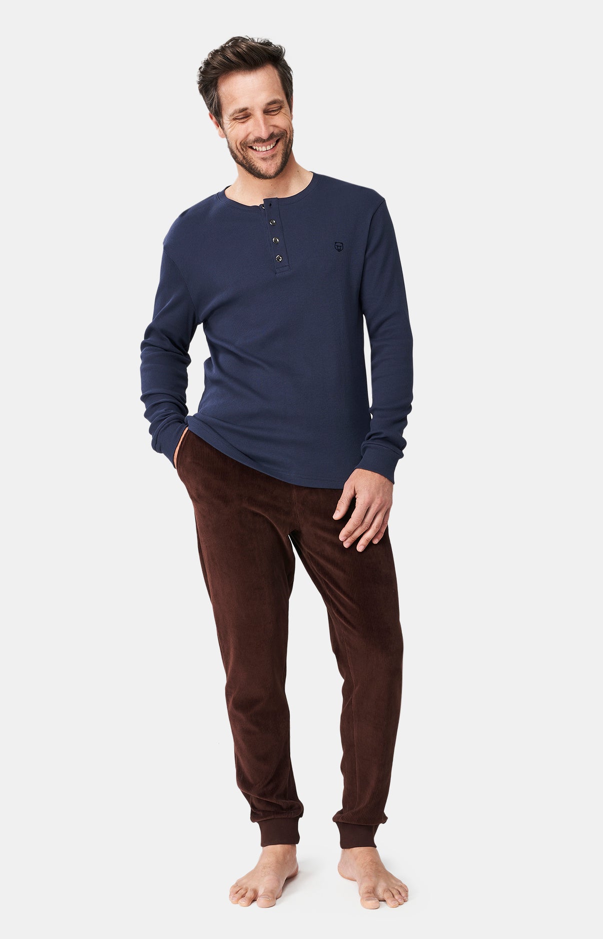 Tee-shirt Femme manches longues Bleu 21