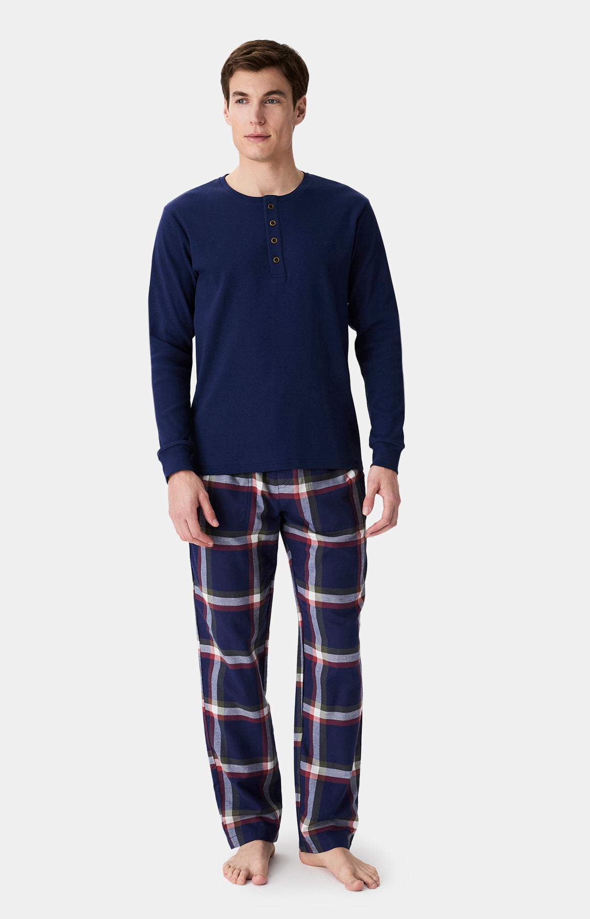 Hauts Homme shirt manches longues Abysse MARINE 4